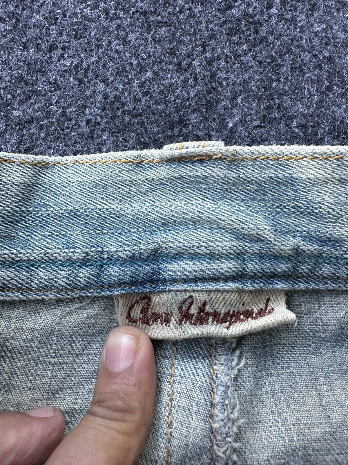 PPFM Vintage Gumu International Distressed Denim 32x33 D171 Size US 32 / EU 48 - 13 Thumbnail