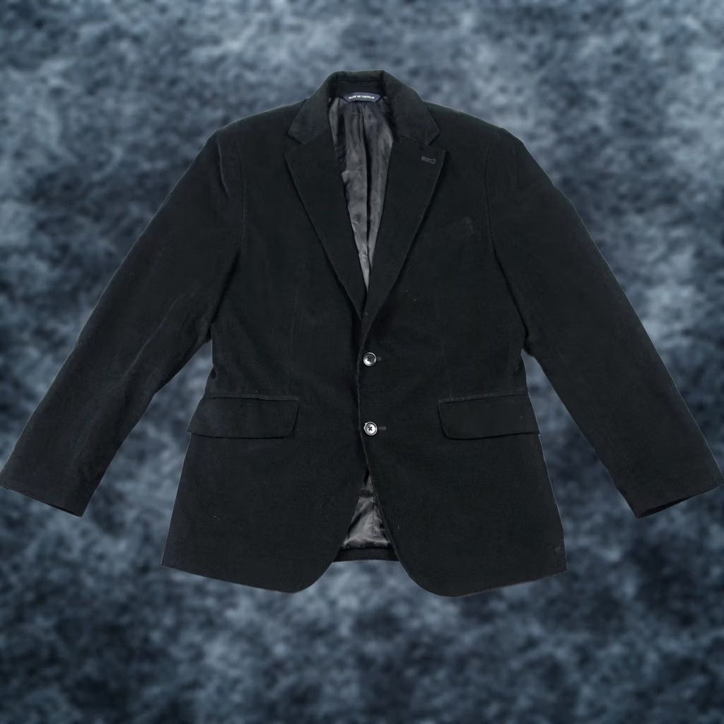 Banana Republic Banana Republic Blazer Mens 38 Short Black Corduroy Suit Jacket Sport Coat VTG Size US 38 / EU 54 - 1 Thumbnail