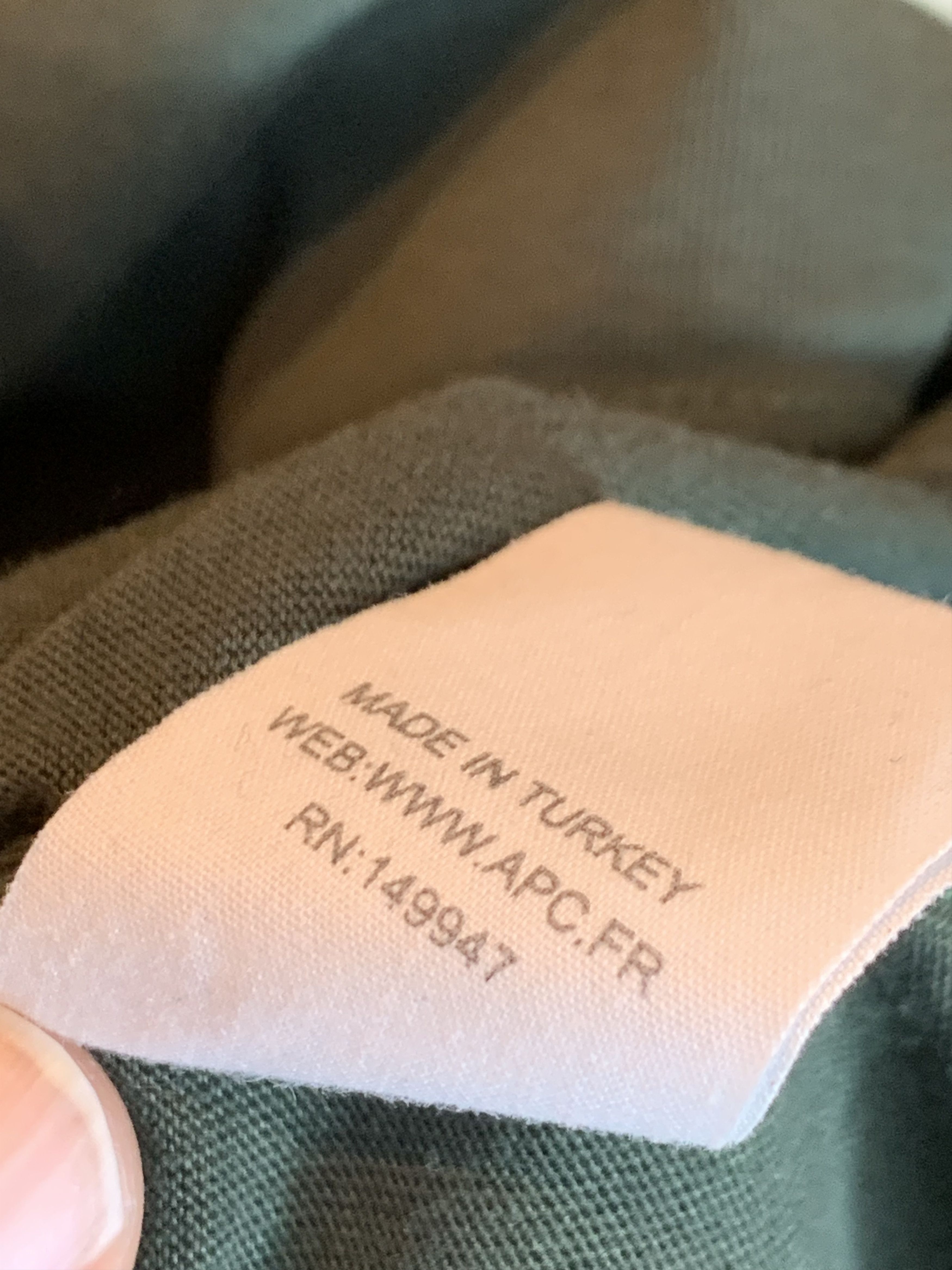 A.P.C. *RARE* A.P.C. Pocket Faded Green T-Shirt - Large Size US L / EU 52-54 / 3 - 9 Thumbnail
