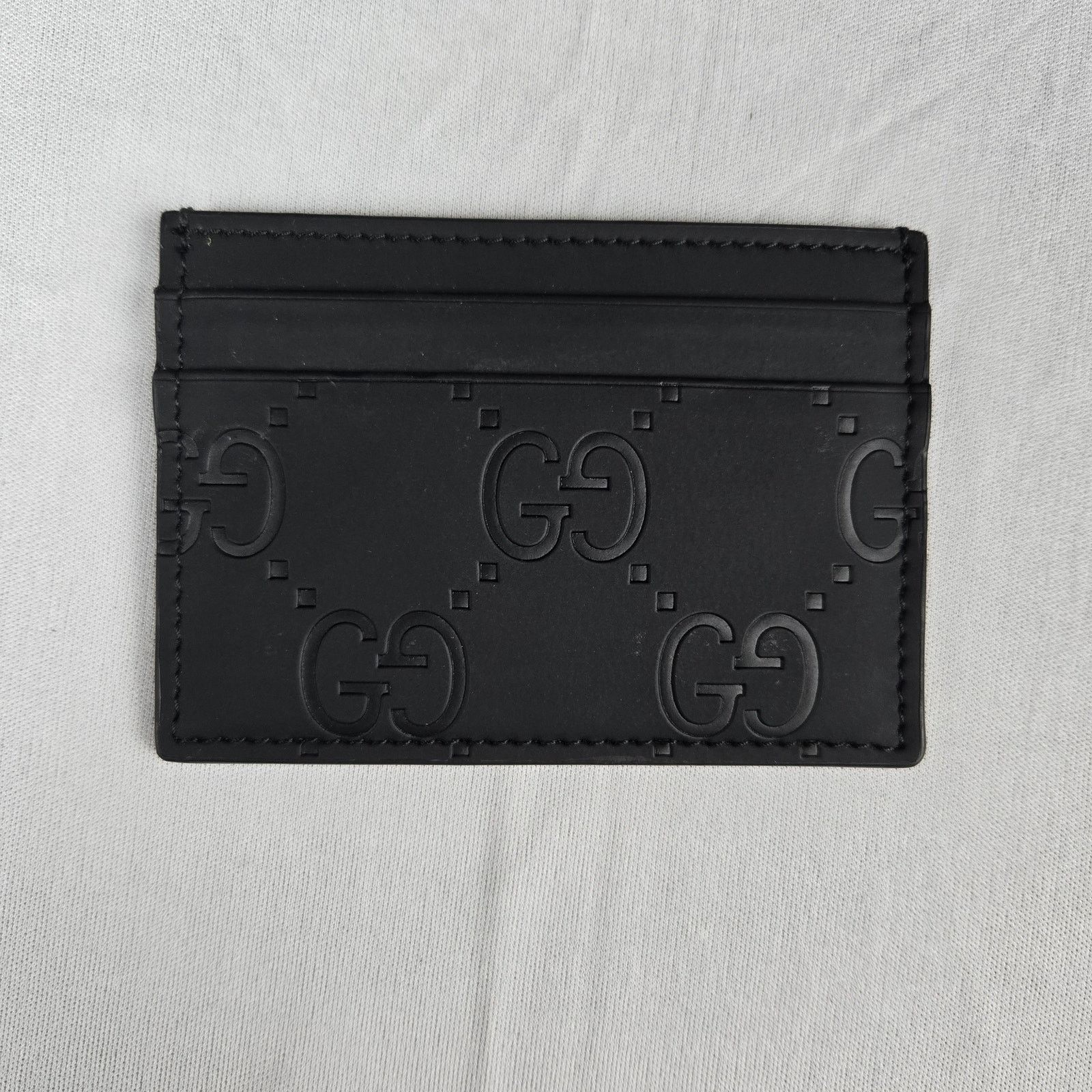 Gucci Gucci Monogram Supreme GG Rubber effect Card Case or Holder Size ONE SIZE - 3 Thumbnail