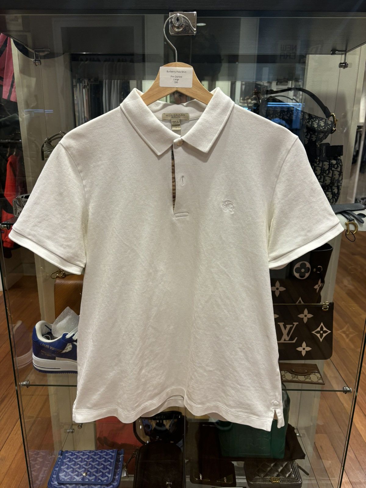 Burberry Burberry Polo Shirt Size US L / EU 52-54 / 3 - 1 Thumbnail