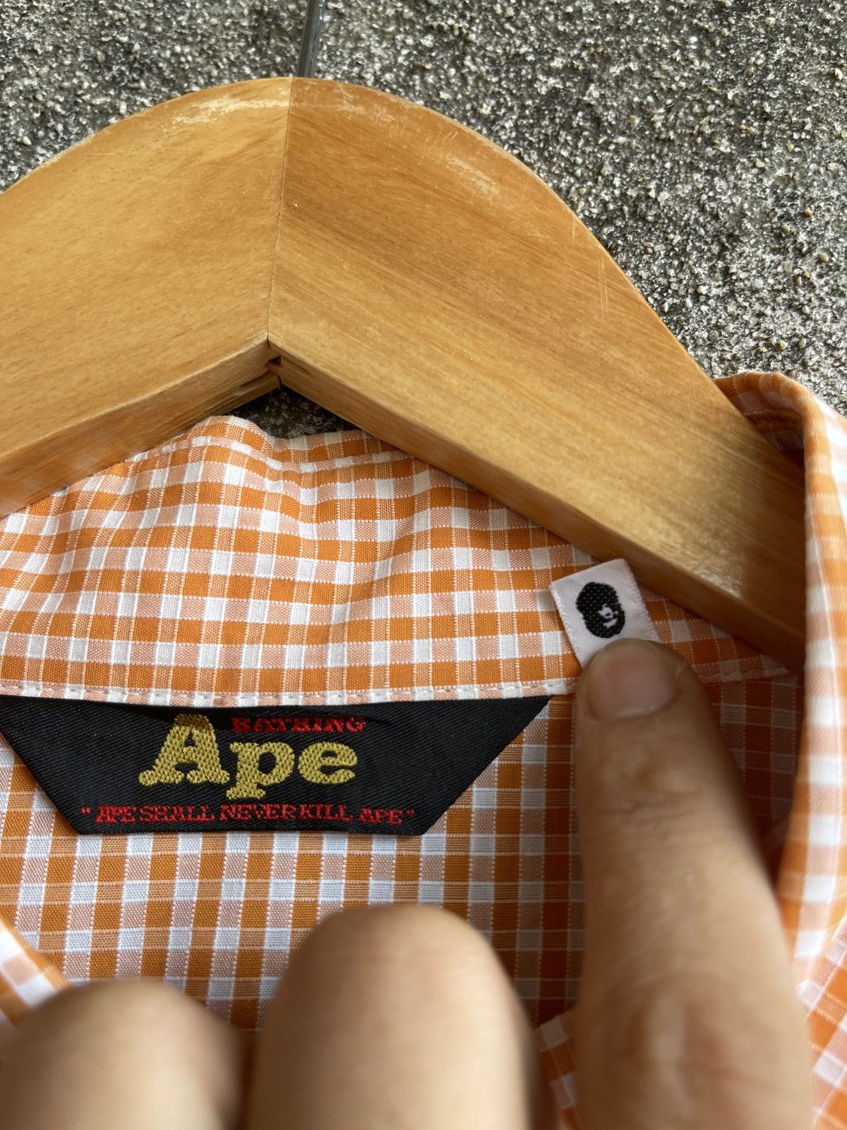 Bape Vintage’90s A BATHING APE Button Up Shirt Size US XL / EU 56 / 4 - 7 Thumbnail