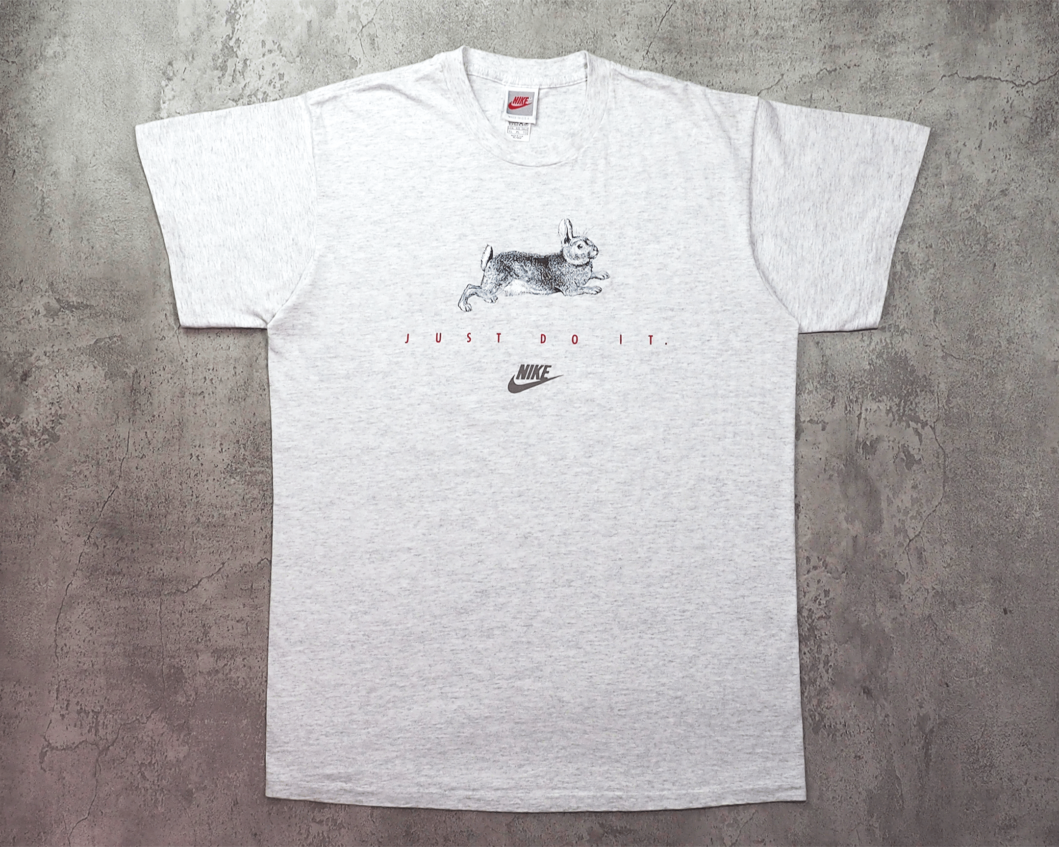 Nike Vintage Nike Rabbit & Turtle Just Do It Shirt XL Size US XL / EU 56 / 4 - 1 Thumbnail