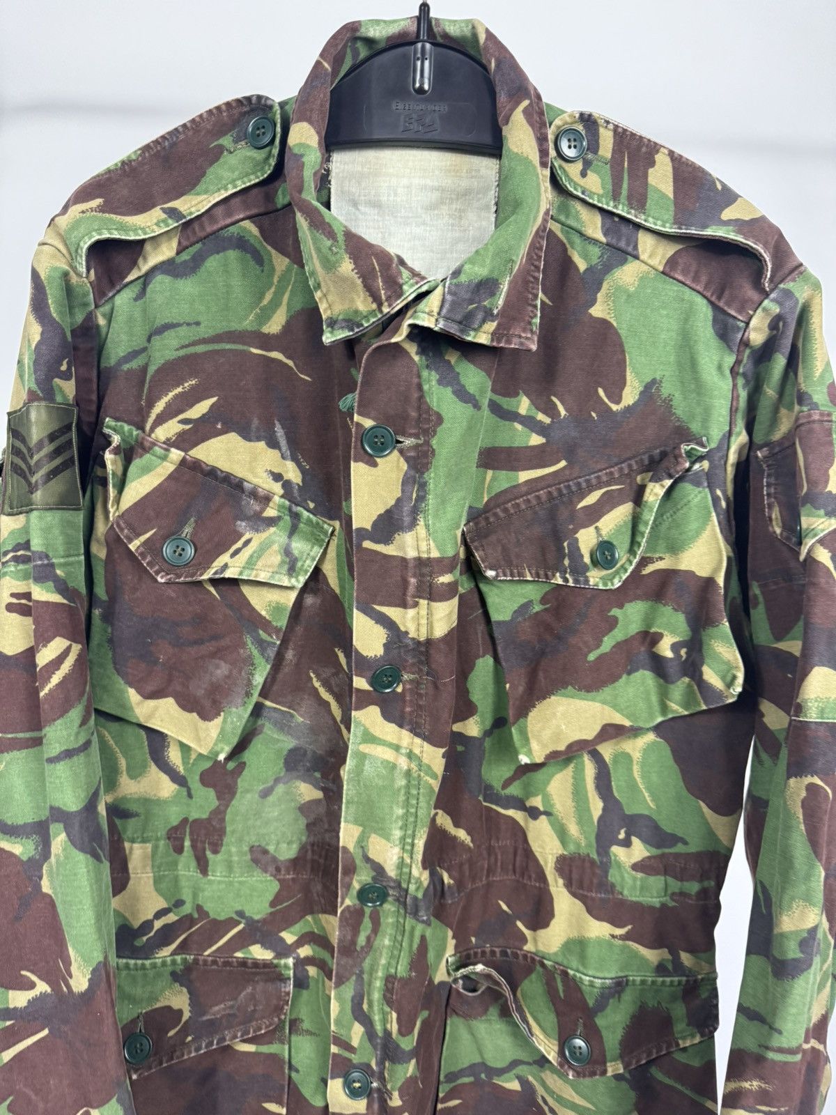Other Vintage British Army DPM Camo Combat Smock Military Jacket Size US L / EU 52-54 / 3 - 4 Thumbnail