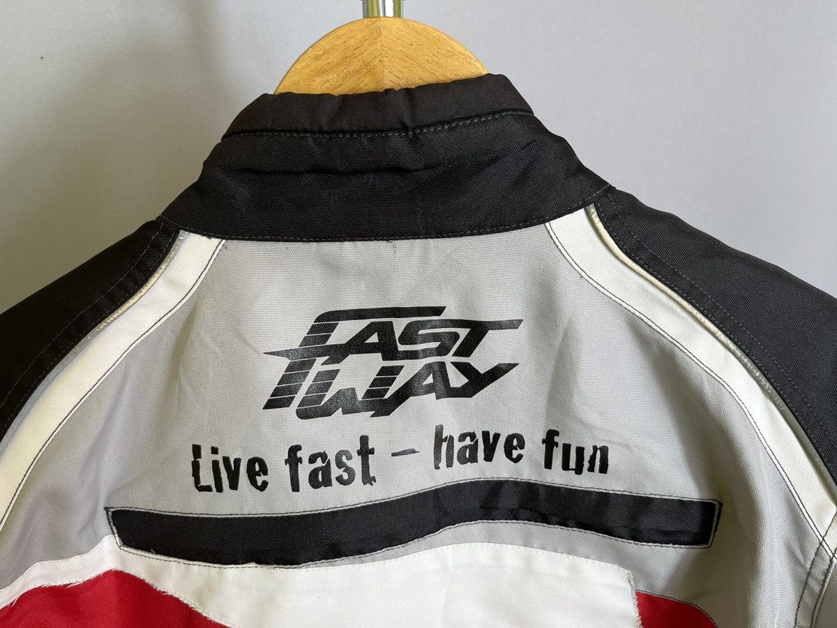 Other × Sports Specialties × Vintage Fast Way MOTORCYCLE JACKET Red Mens Polyester Sz L Size US L / EU 52-54 / 3 - 5 Thumbnail
