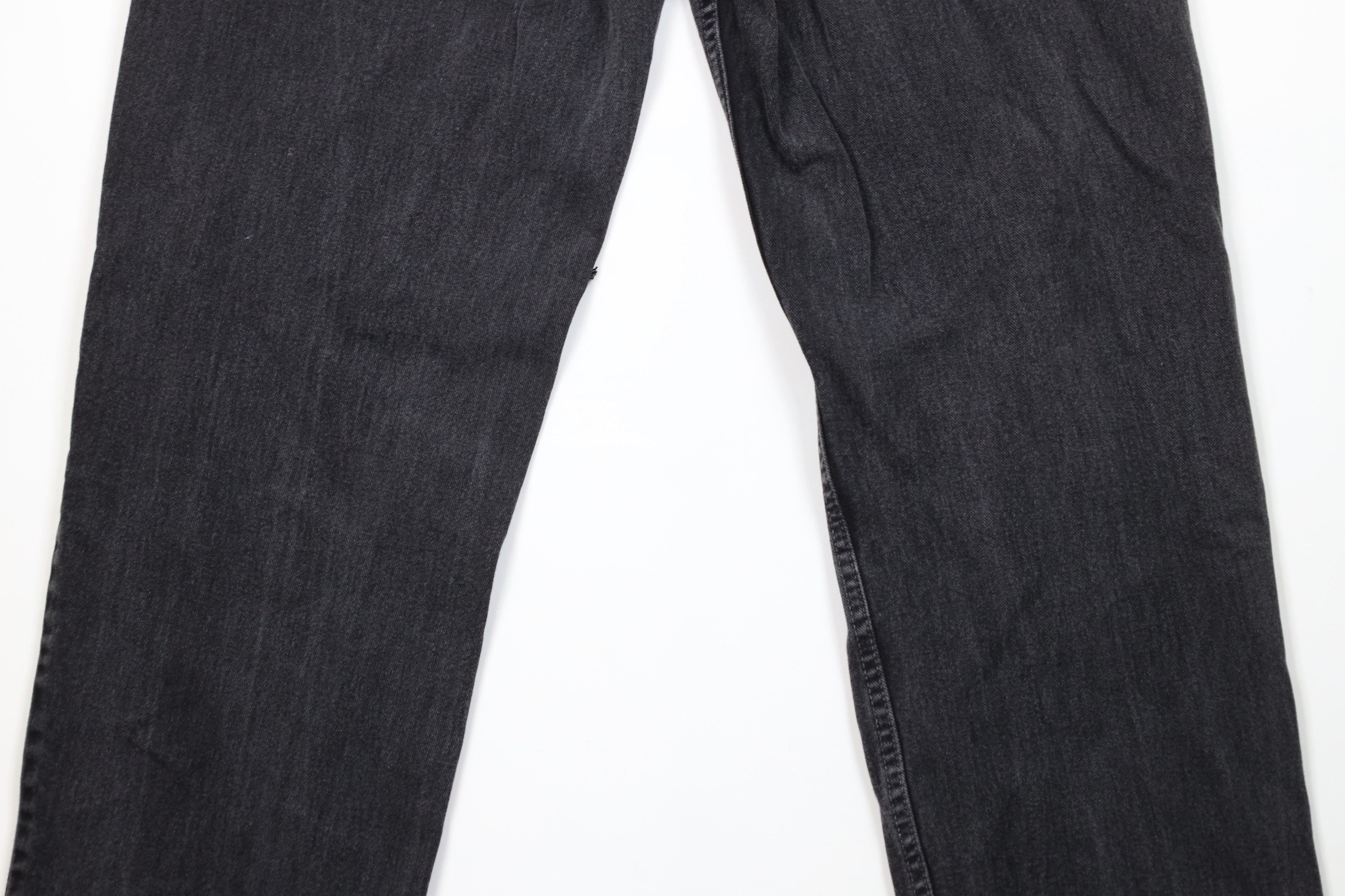 Levi's × Vintage Vintage 90s Levis 550 Relaxed Fit Denim Jeans Black Size US 38 / EU 54 - 11 Thumbnail