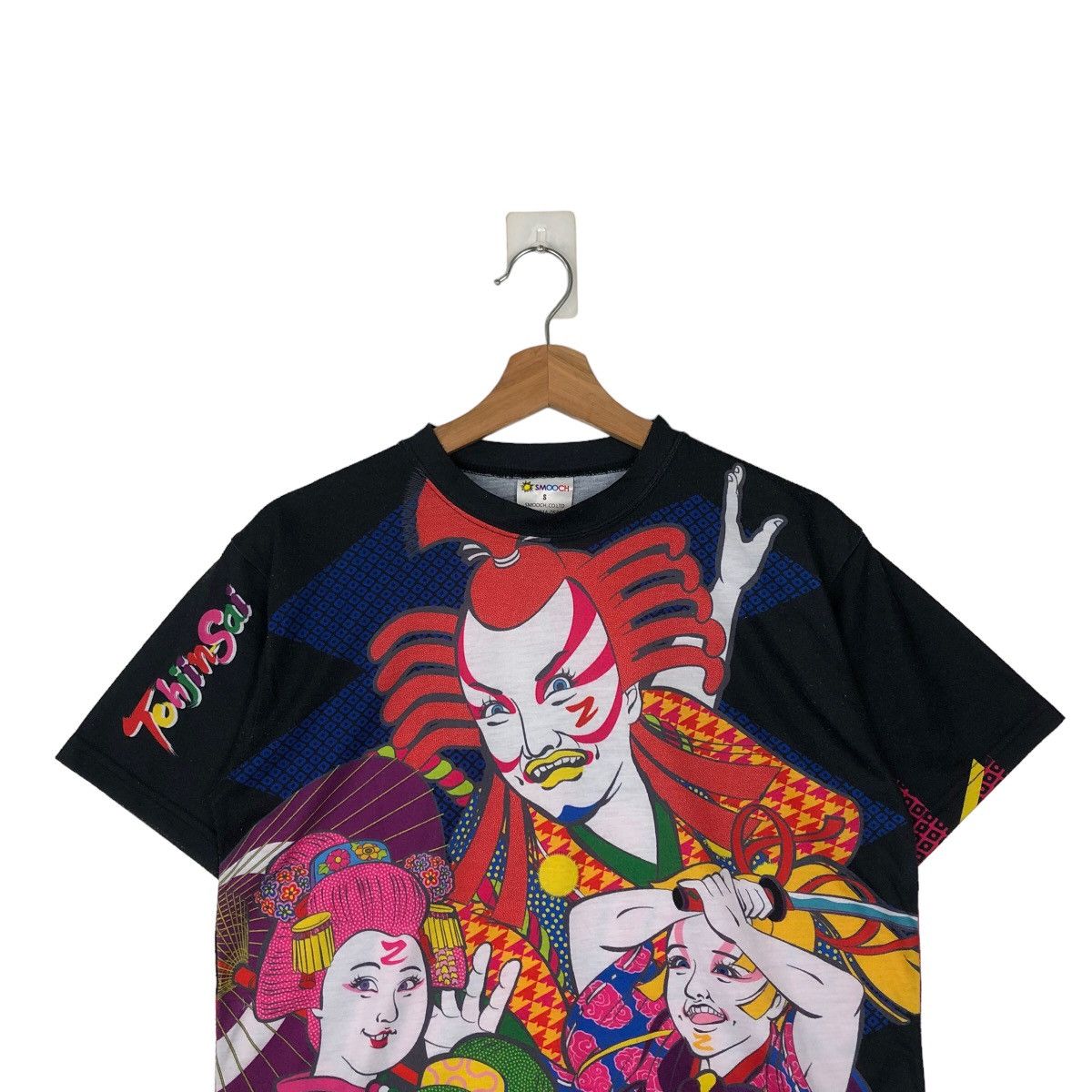 Japanese Brand RARE TEE JAPAN TRADITIONAL OVER PRINT KANSAI YAMAMOTO STYLE Size US S / EU 44-46 / 1 - 2 Thumbnail