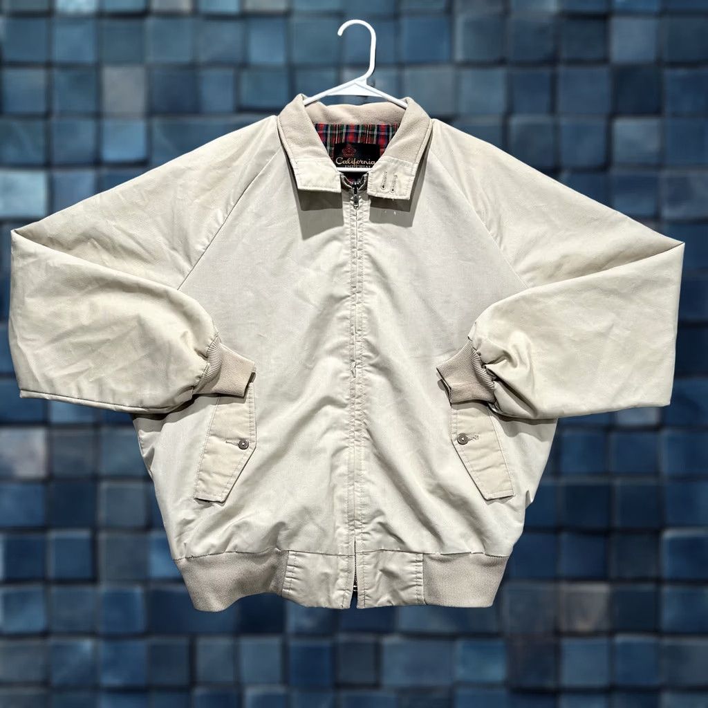 Imperial VINTAGE California Imperial Bomber Jacket Mens 2XL Beige Size US XXL / EU 58 / 5 - 1 Thumbnail