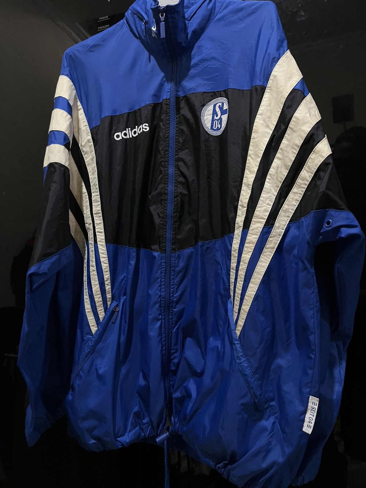 Vintage Vintage Adidas Schalke 04 FC 1996/97 Track Jacket Size US XL / EU 56 / 4 - 5 Thumbnail