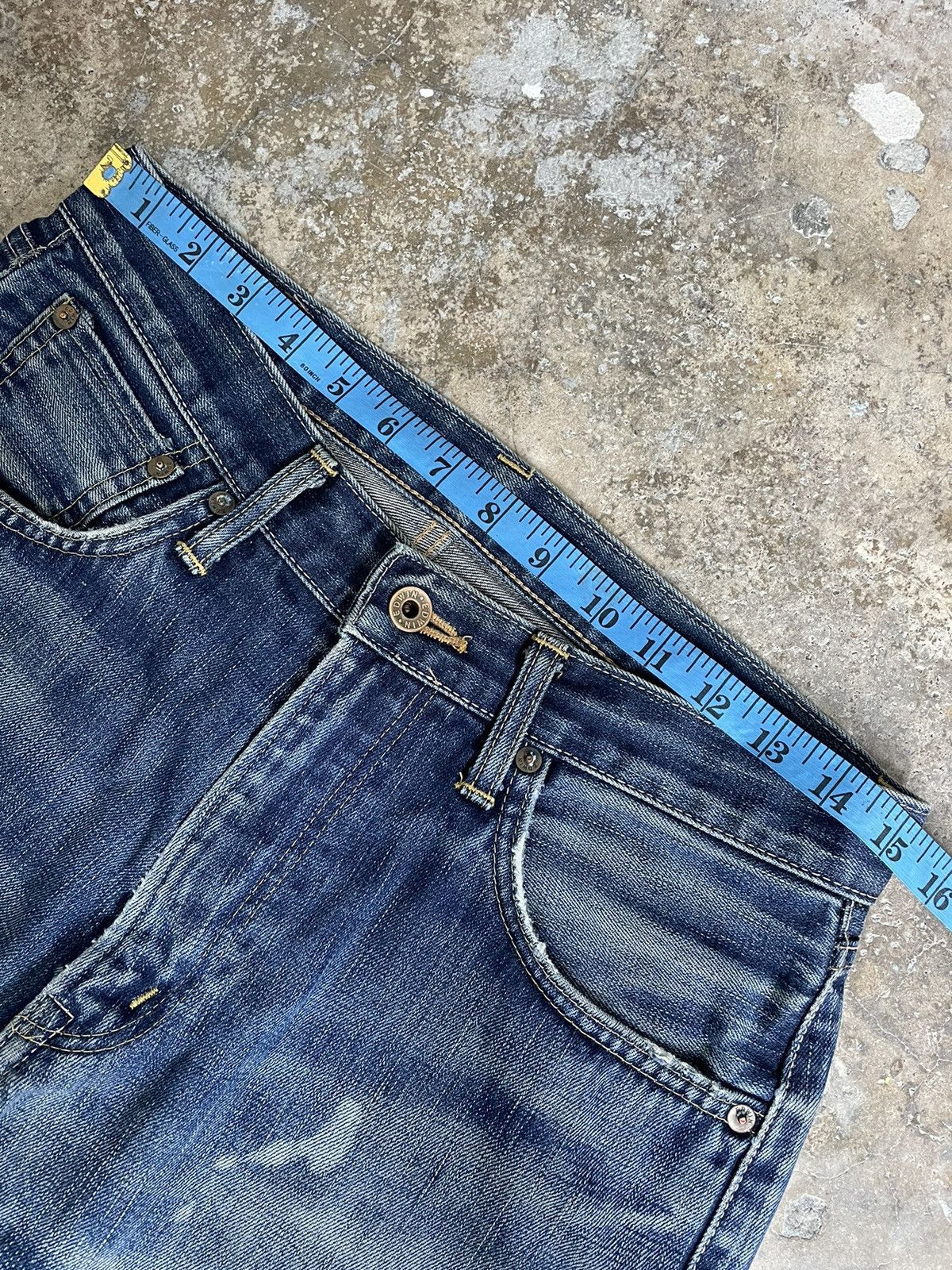 Edwin Vintage Edwin Selvedge Lot 505x Jeans Size US 30 / EU 46 - 9 Thumbnail