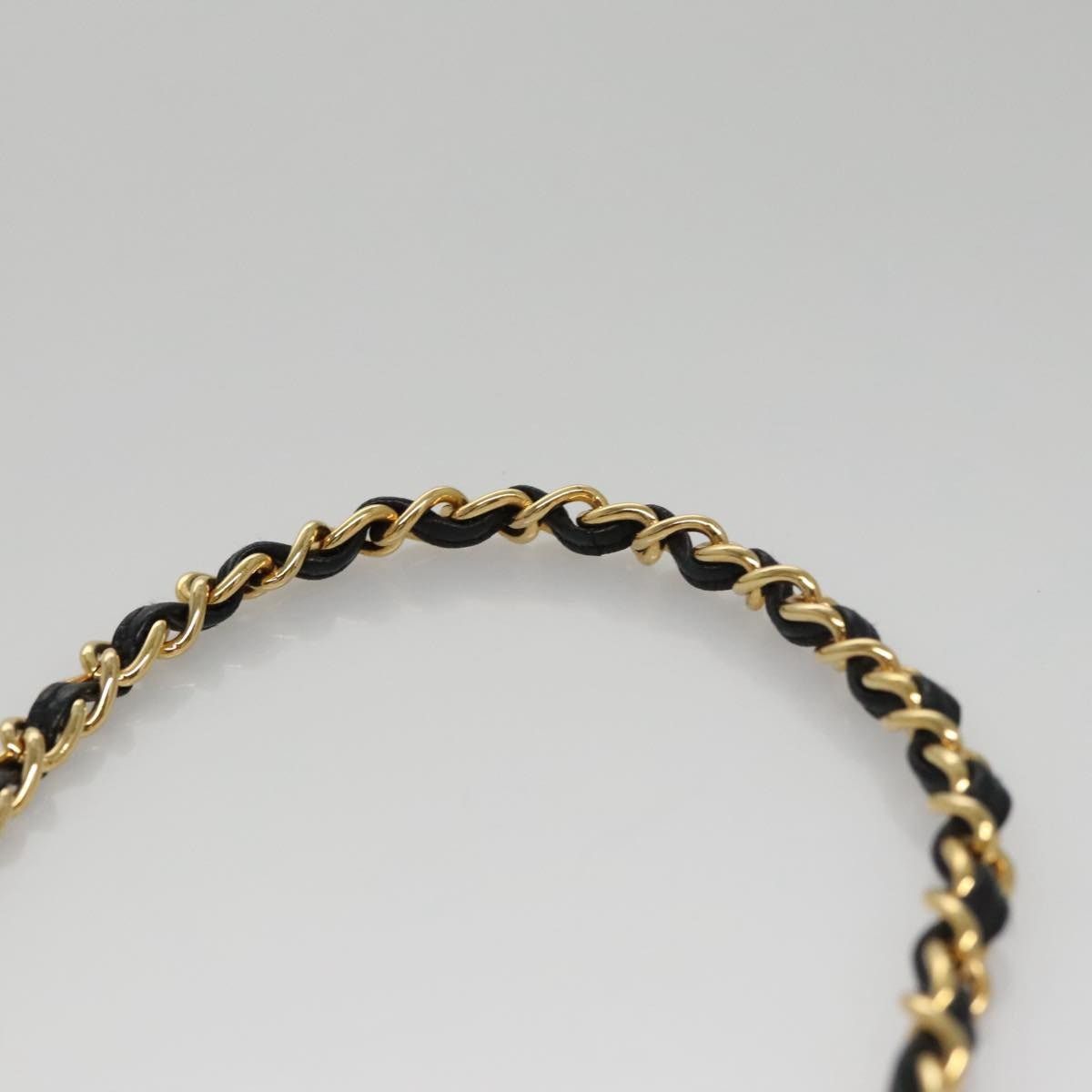 Chanel CHANEL Chain Matelasse Shoulder Bag Lamb Skin Gold Black CC Size ONE SIZE - 8 Thumbnail