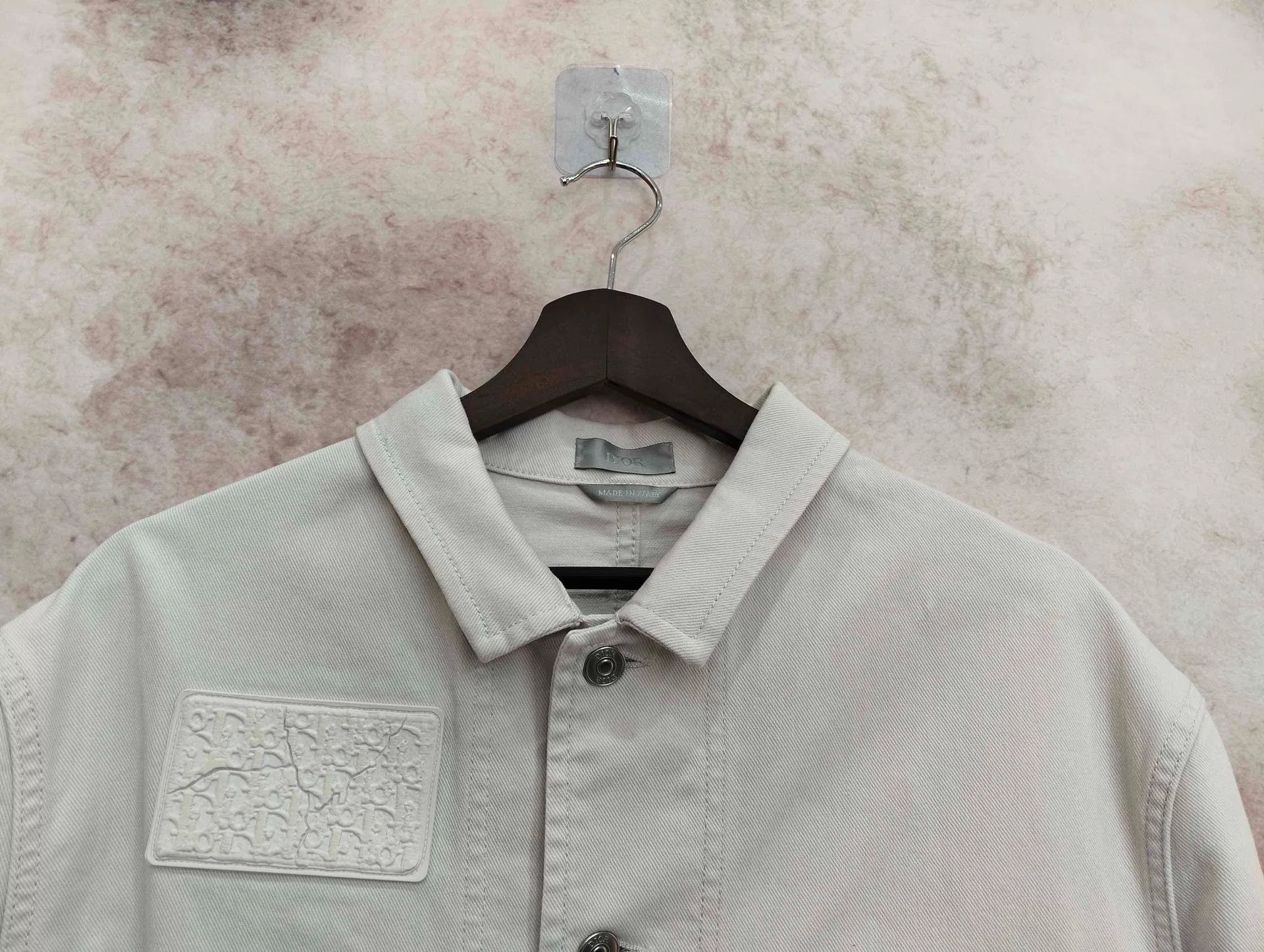 Dior DIOR 1947 Logo Embroidered Solid Shirt Jacket 48 Size US M / EU 48-50 / 2 - 3 Thumbnail