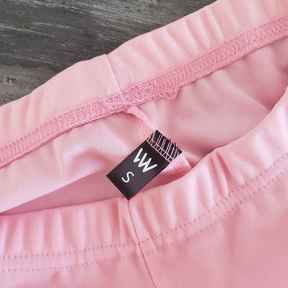 Designer Light Pink VVV Athletic Thin Legging Size 28" / US 6 / IT 42 - 3 Thumbnail