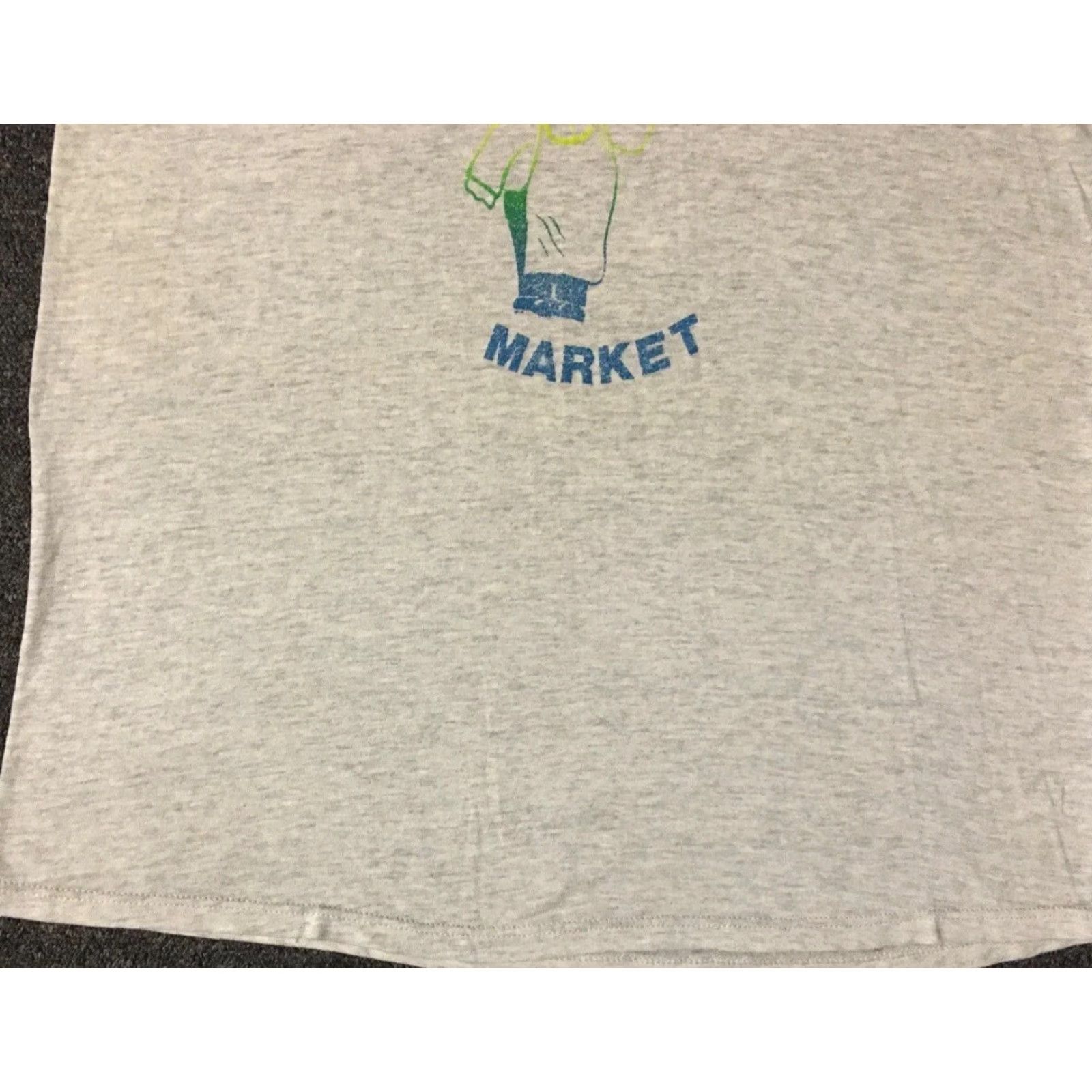 Market Vtg 90s Rudys Meat Market faded distressed shirt L XL USA Butcher Grunge Biker 80s Size US L / EU 52-54 / 3 - 5 Thumbnail