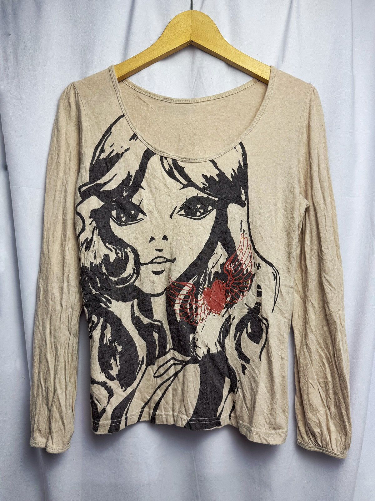2000s Japanese Long Sleeve Cute Girl