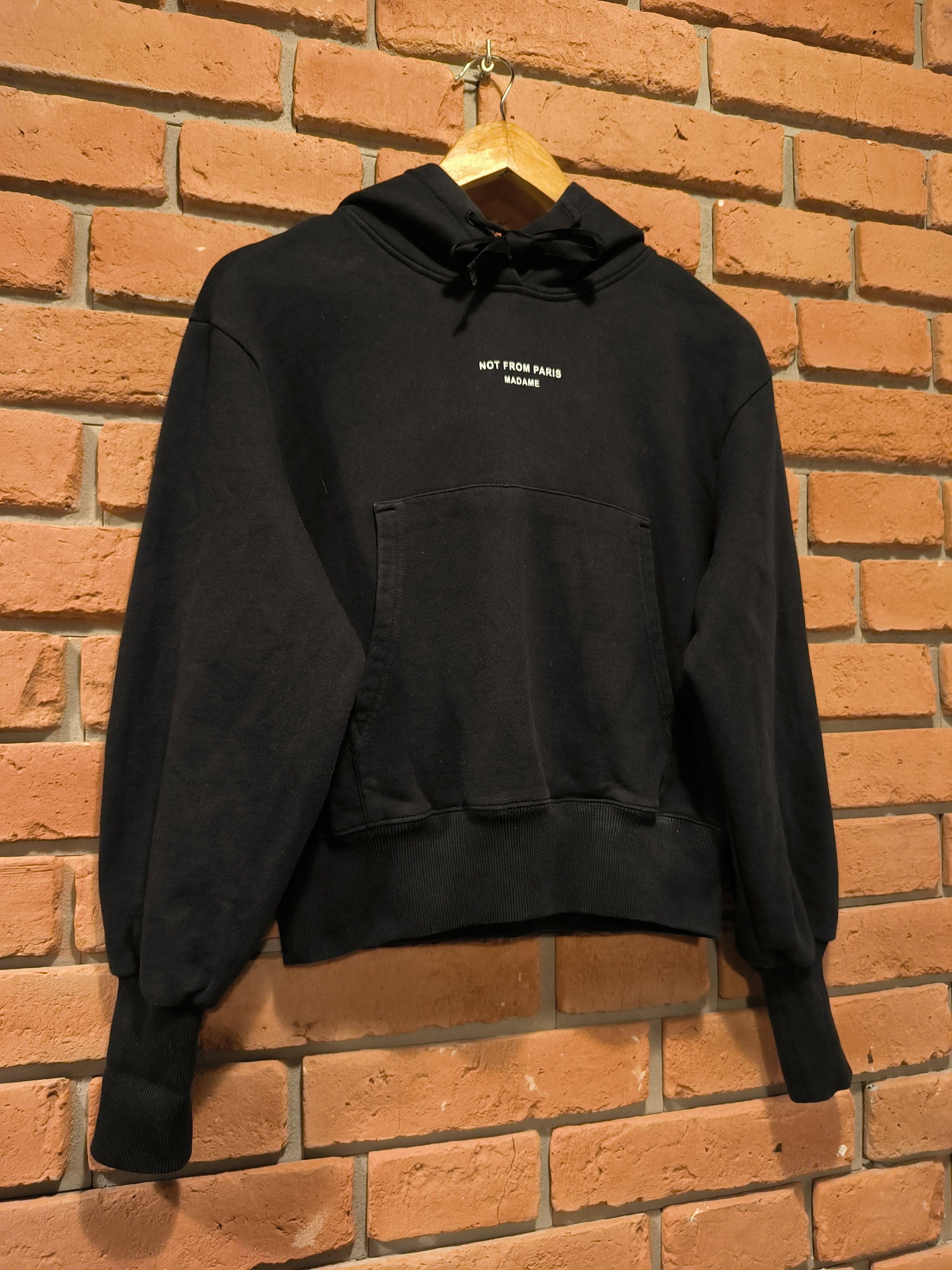 Drole De Monsieur Drole de Monsieur Hoodie Not From Paris Madame Logo Black Size XS / US 0-2 / IT 36-38 - 3 Thumbnail