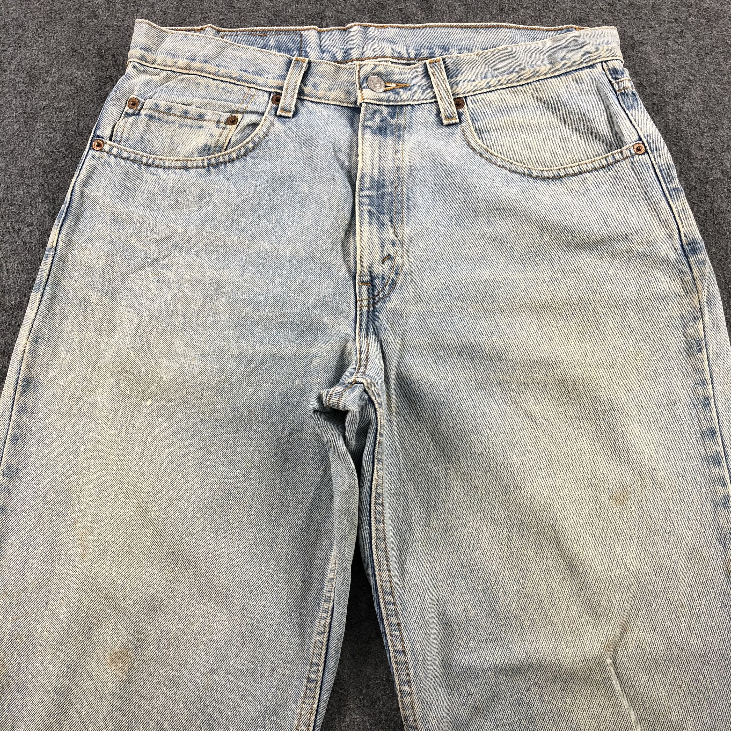 Levi's × Vintage Vintage 90s Light Wash Levis 550 Jeans-JM1948 Size US 35 - 3 Thumbnail
