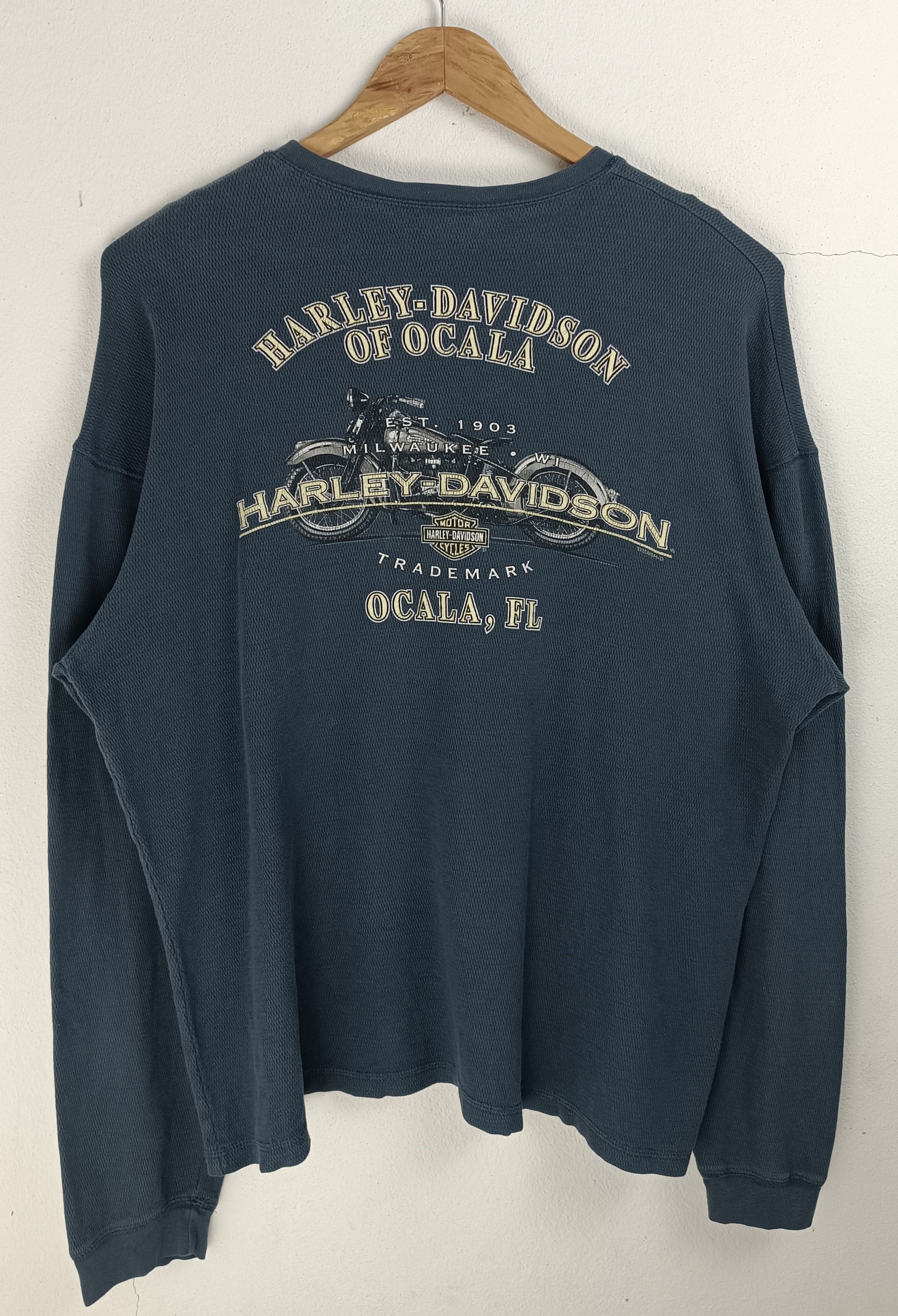 Harley Davidson VINTAGE Y2K HARLEY DAVIDSON OCALA FL VERY RARE CHOPPER MESH Size US XL / EU 56 / 4 - 4 Thumbnail