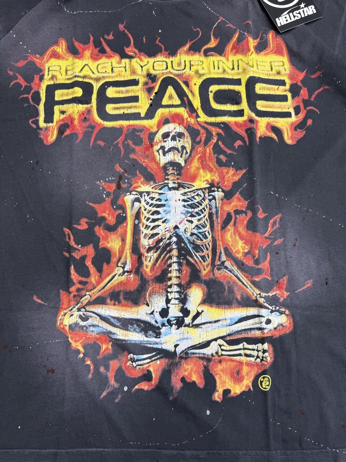 HELLSTAR Hellstar Inner Peace T-shirt Size 3XL Size US XXL / EU 58 / 5 - 2 Thumbnail