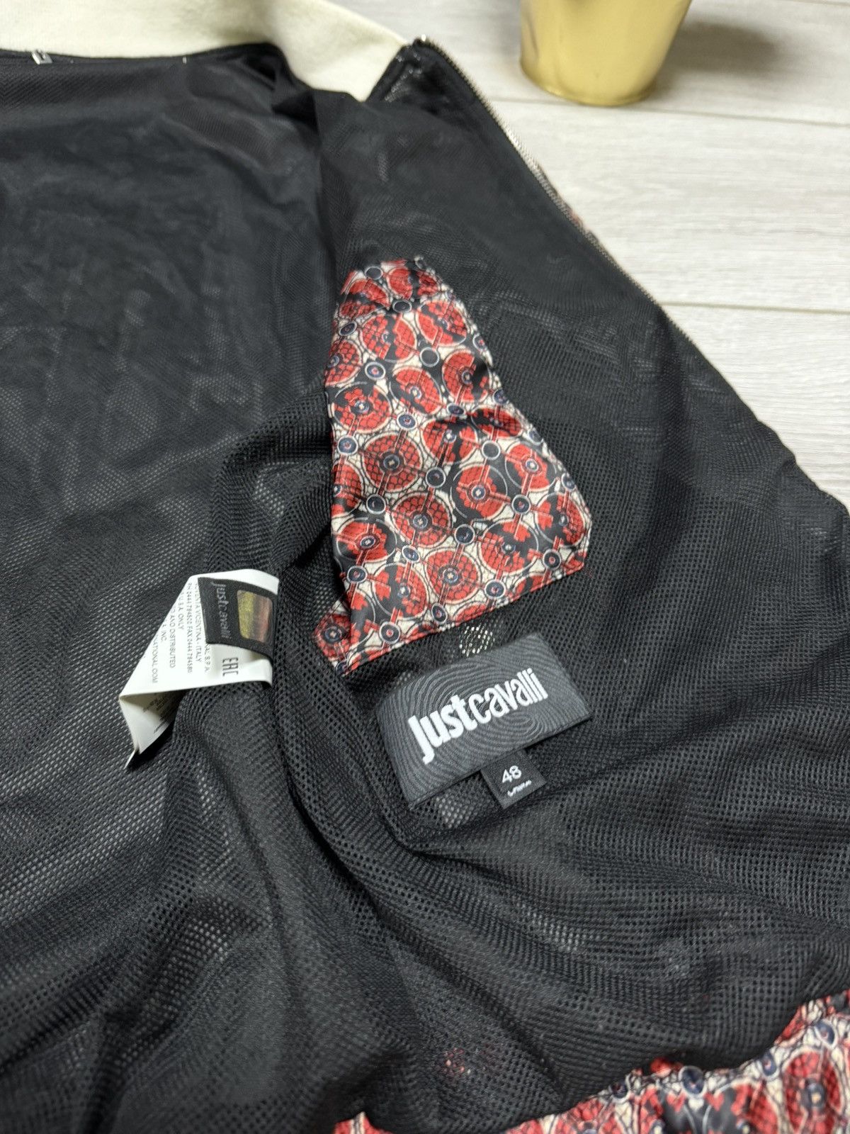 Just Cavalli Just Cavalli jacquard abstract all over print bomber jacket Size US M / EU 48-50 / 2 - 8 Thumbnail