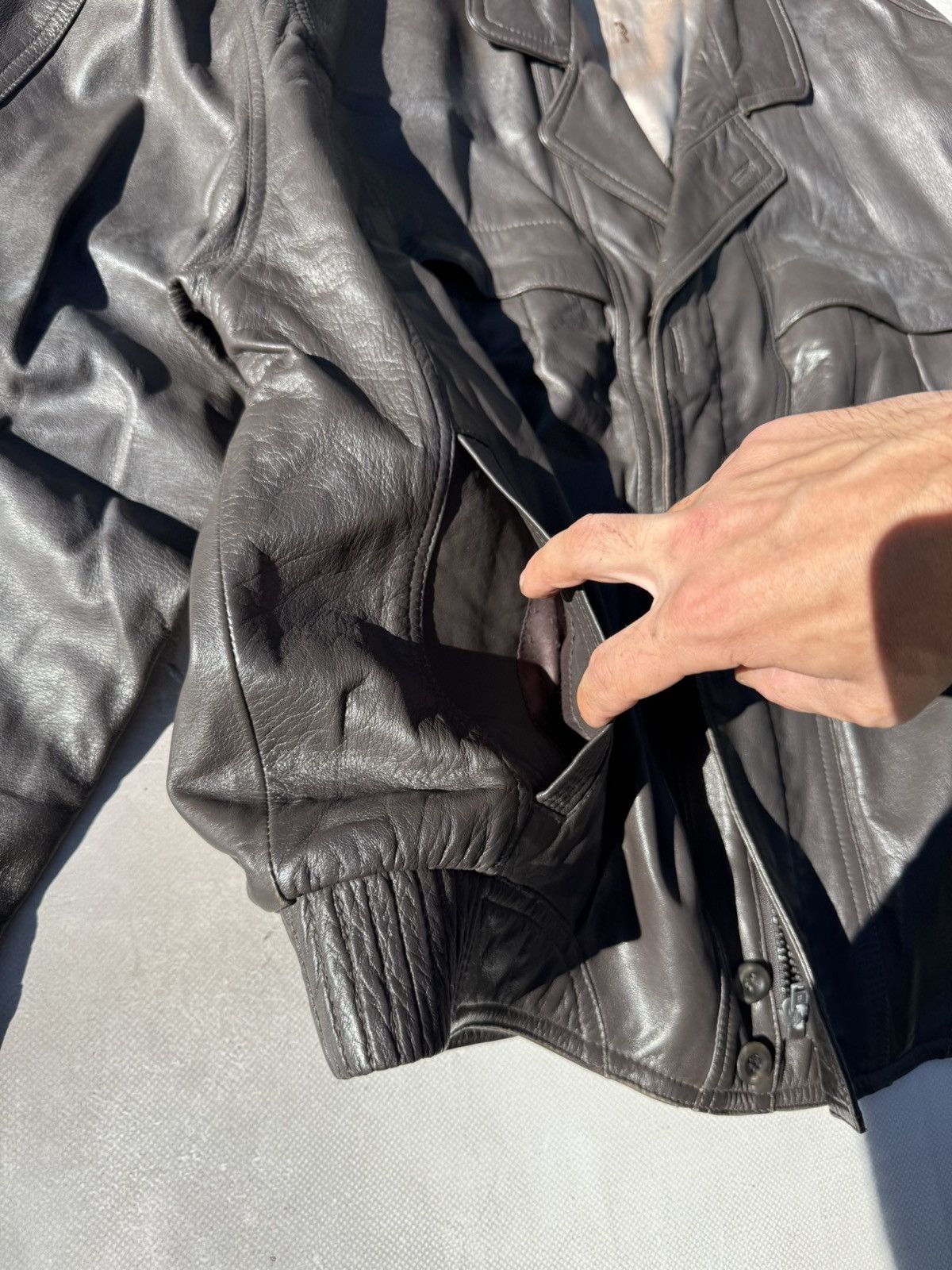 Leather Vintage Frey Leather Dark Brown Y2k Jacket Size US M / EU 48-50 / 2 - 6 Thumbnail