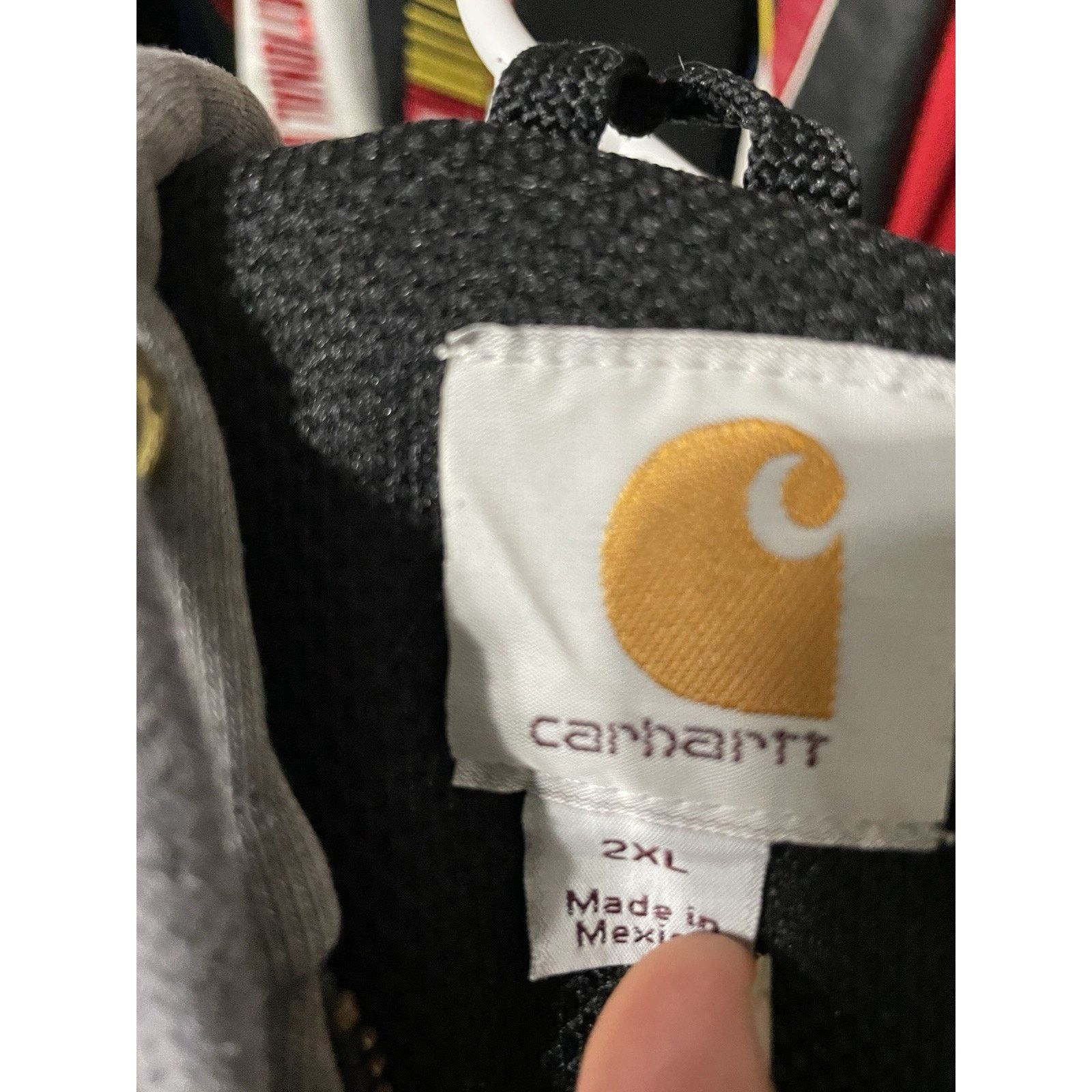 Carhartt Size 2XL-Carhartt Hoodie Thermal Lined Grey Faded Distressed Size US XXL / EU 58 / 5 - 3 Thumbnail