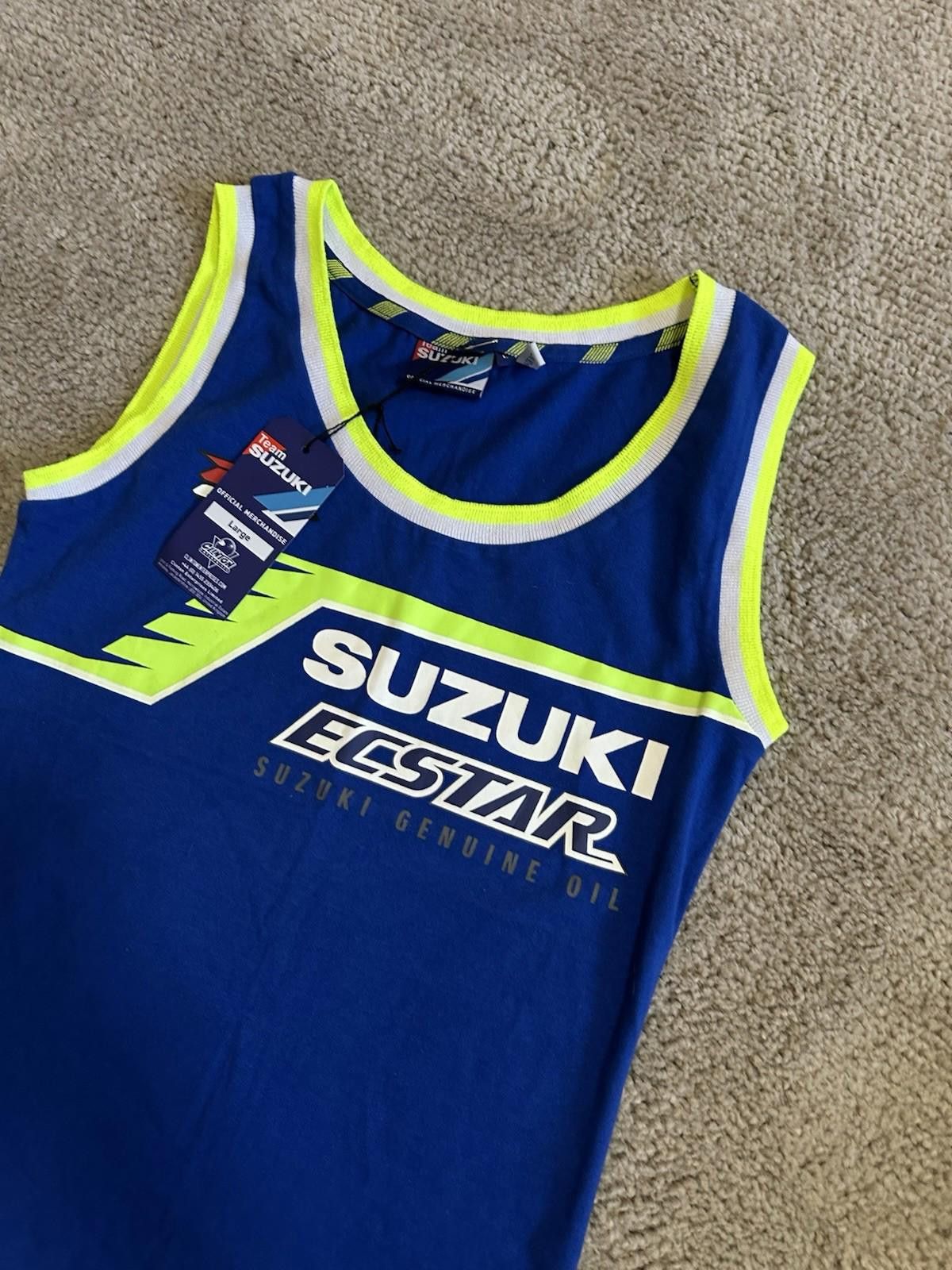 Fox Racing Suzuki Ecstar MotoGP GSX-RR Official Team Ladies Vest Top Size L / US 10 / IT 46 - 3 Thumbnail