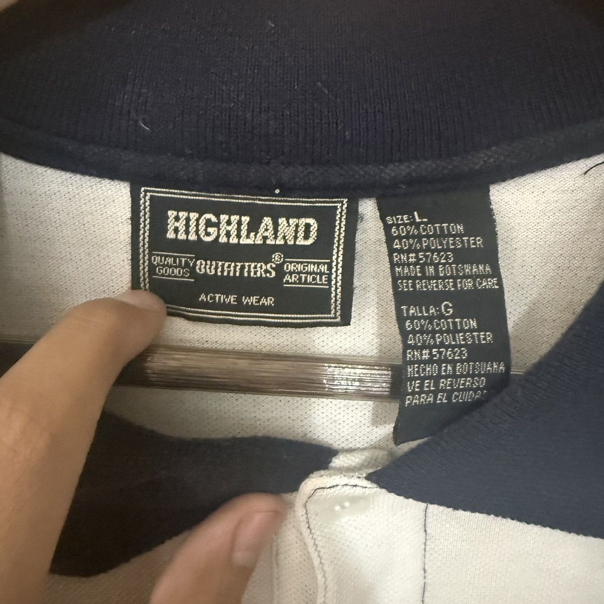 Highland Highland striped polo Size US L / EU 52-54 / 3 - 2 Thumbnail