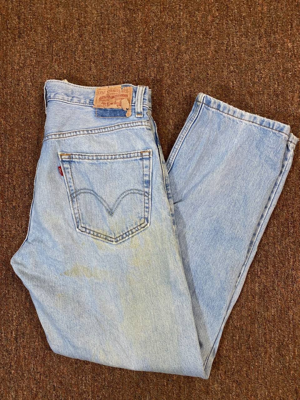 Levi's vintage levis 505 regular fit distressed denim Size US 33 - 2 Thumbnail
