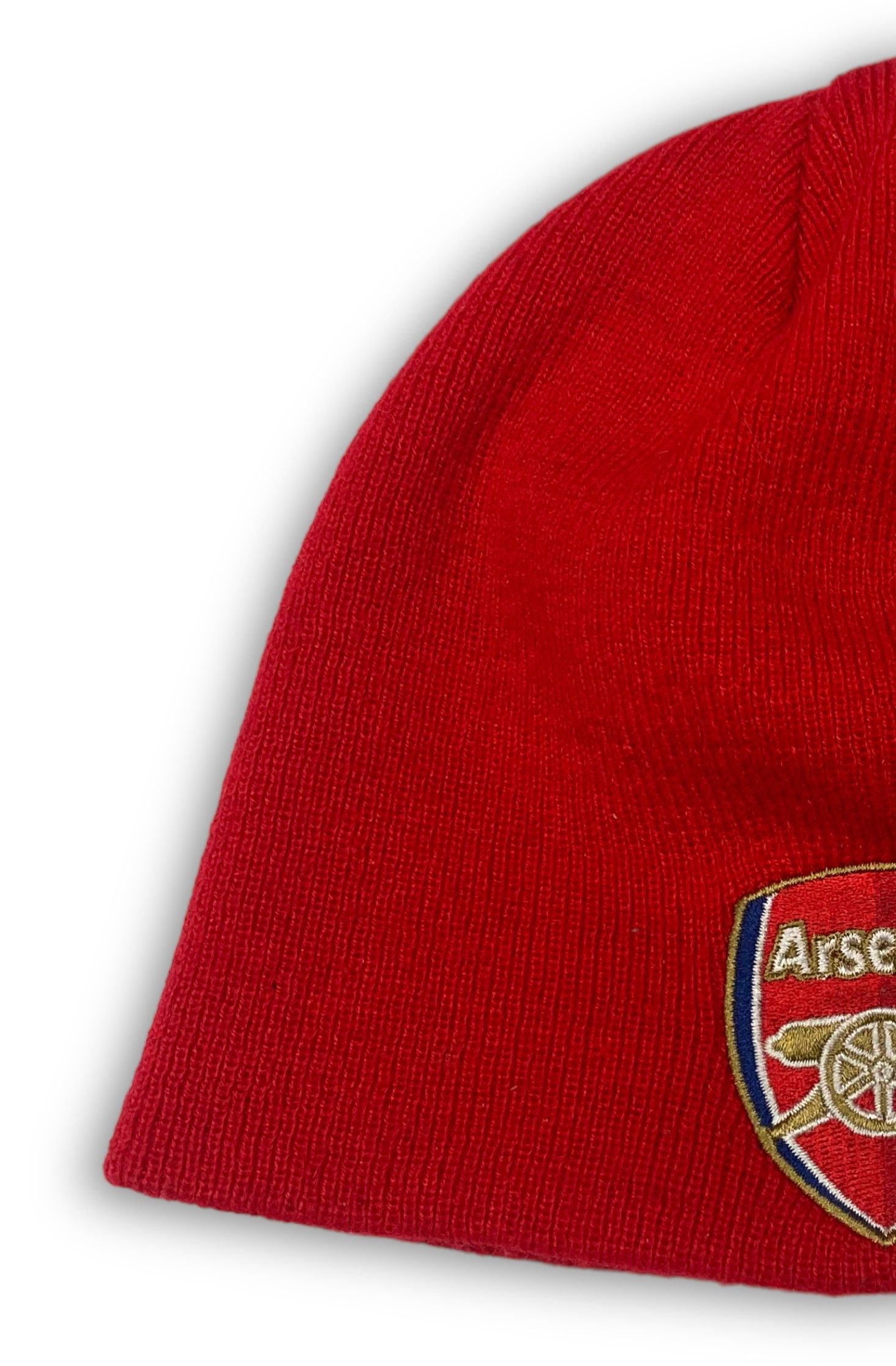 Hat Club Vintage ARSENAL Soccer Club Red Logo Beanie Y2k M557 Size ONE SIZE - 2 Thumbnail
