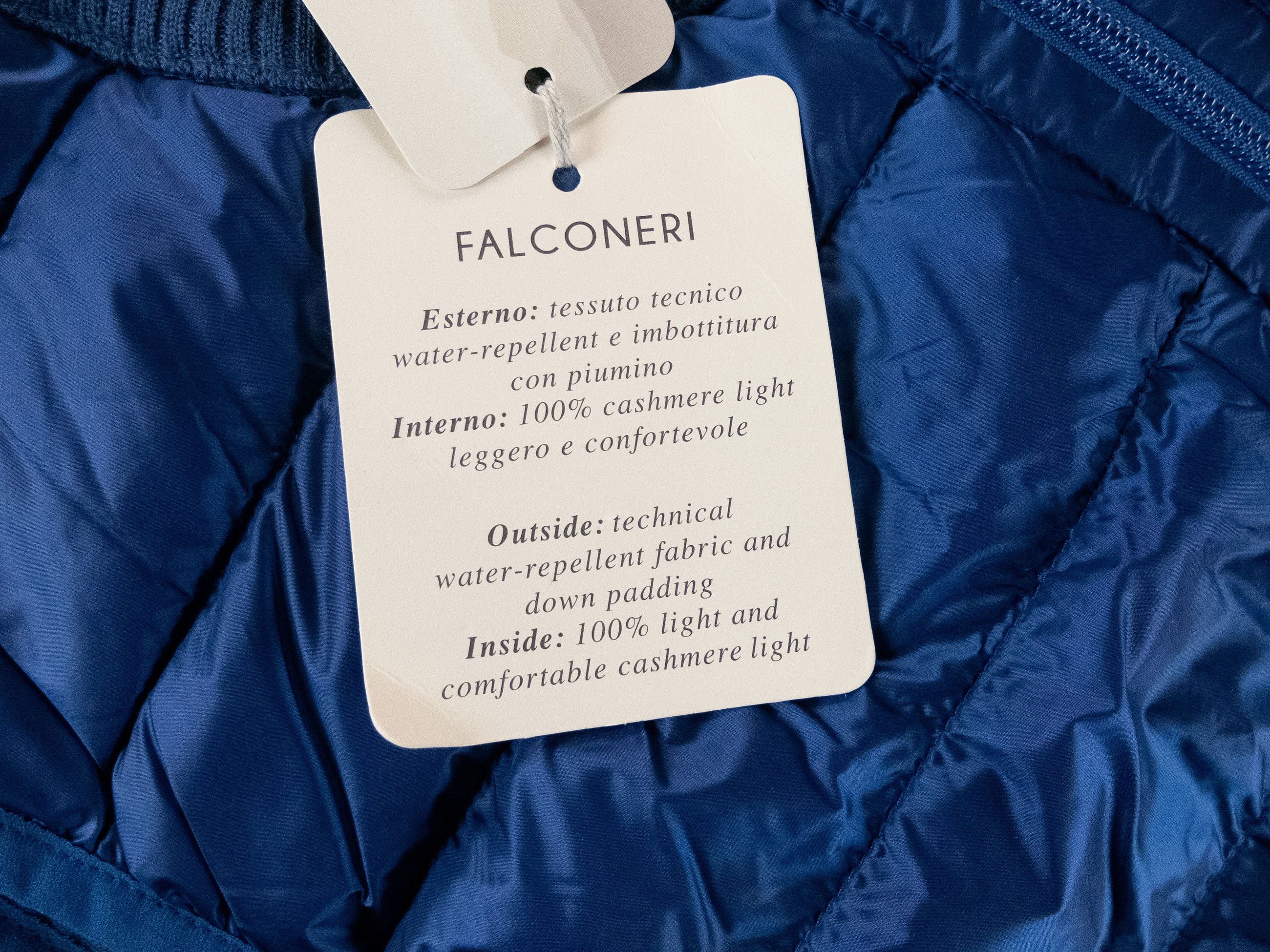 Other FALCONERI blue reversible cashmere & nylon vest Medium Size US M / EU 48-50 / 2 - 3 Thumbnail