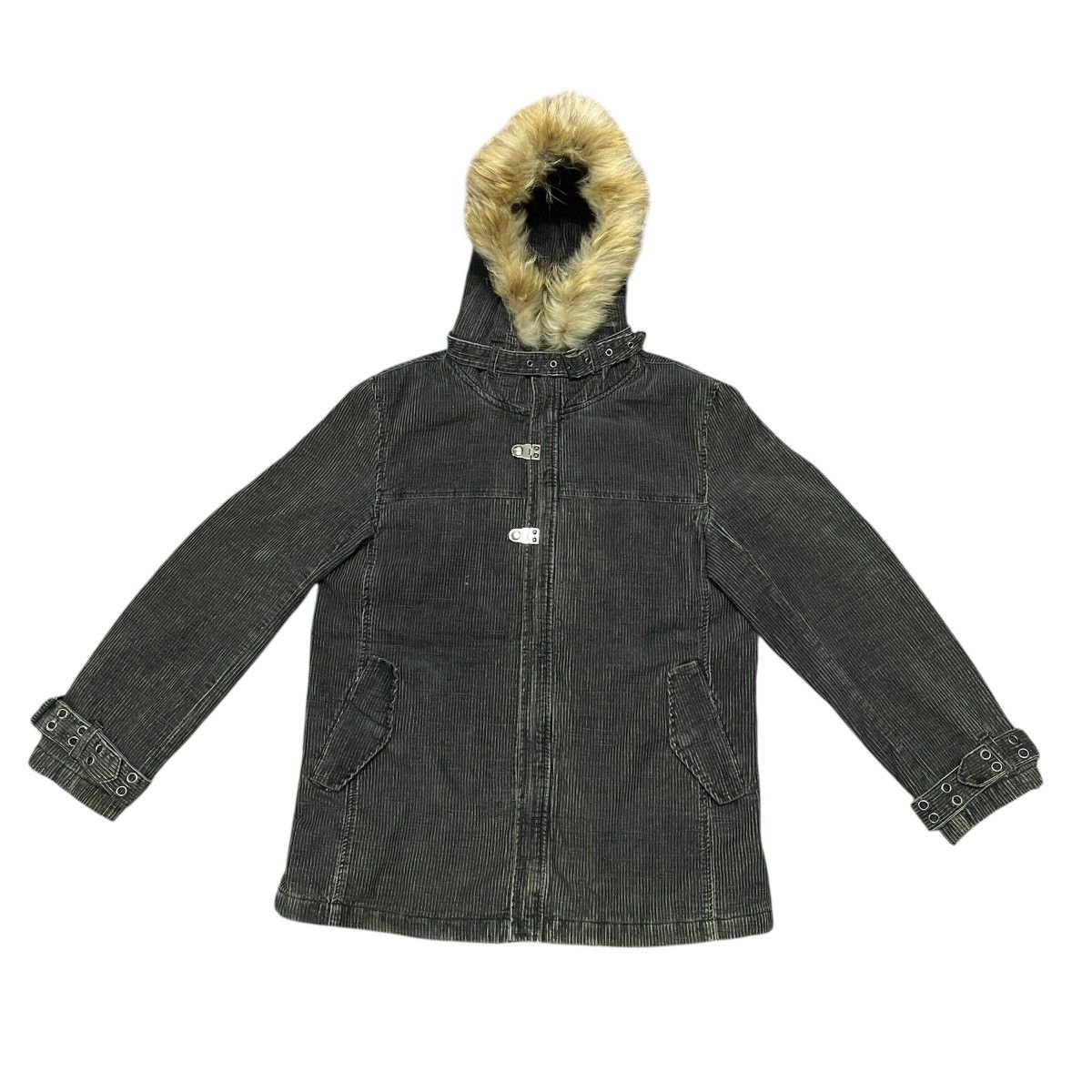 In The Attic Vintage In The Attic Hooded Jacket With Faux Fur Trim Size US L / EU 52-54 / 3 - 1 Thumbnail