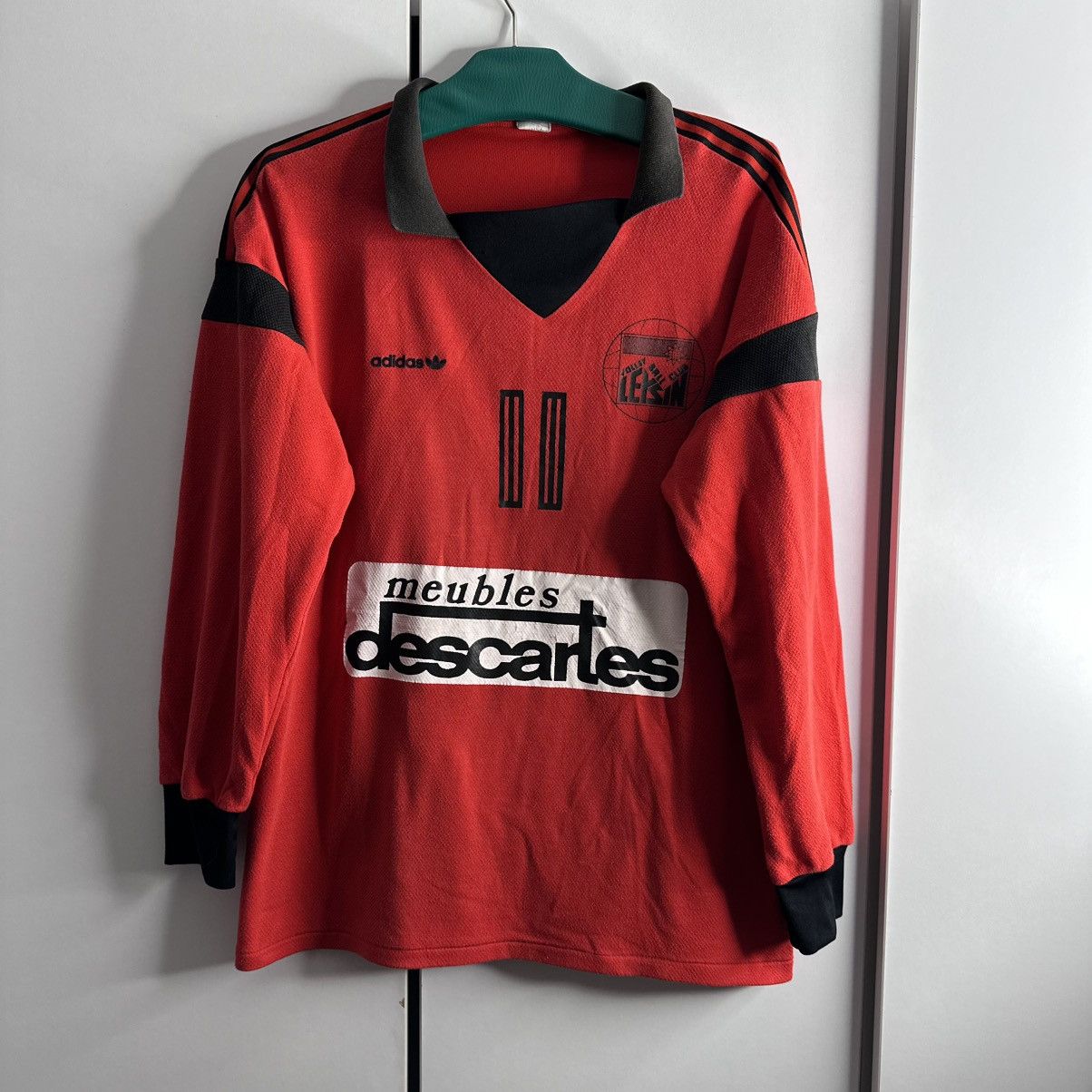 Adidas × Vintage Volleyball club leysin Vintage Jersey Adidas 90s Size US M / EU 48-50 / 2 - 1 Thumbnail