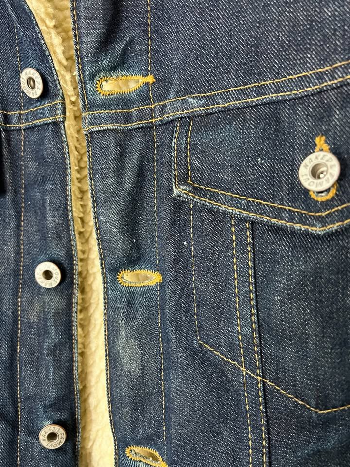 Naked & Famous Naked & Famous "Left Hand Twill" Sherpa Denim Jacket Size US M / EU 48-50 / 2 - 3 Thumbnail