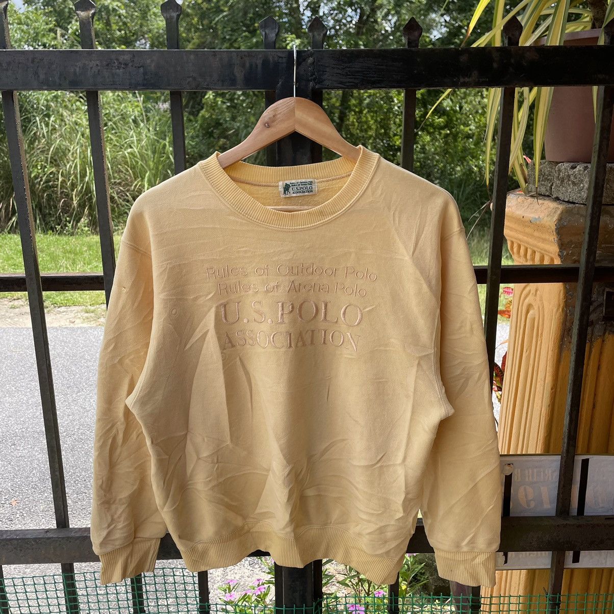 U.S. Polo Assn. × Vintage 🔥🔥Vintage U.S.Polo Association Big Spellout Sweatshirts Size US M / EU 48-50 / 2 - 1 Thumbnail