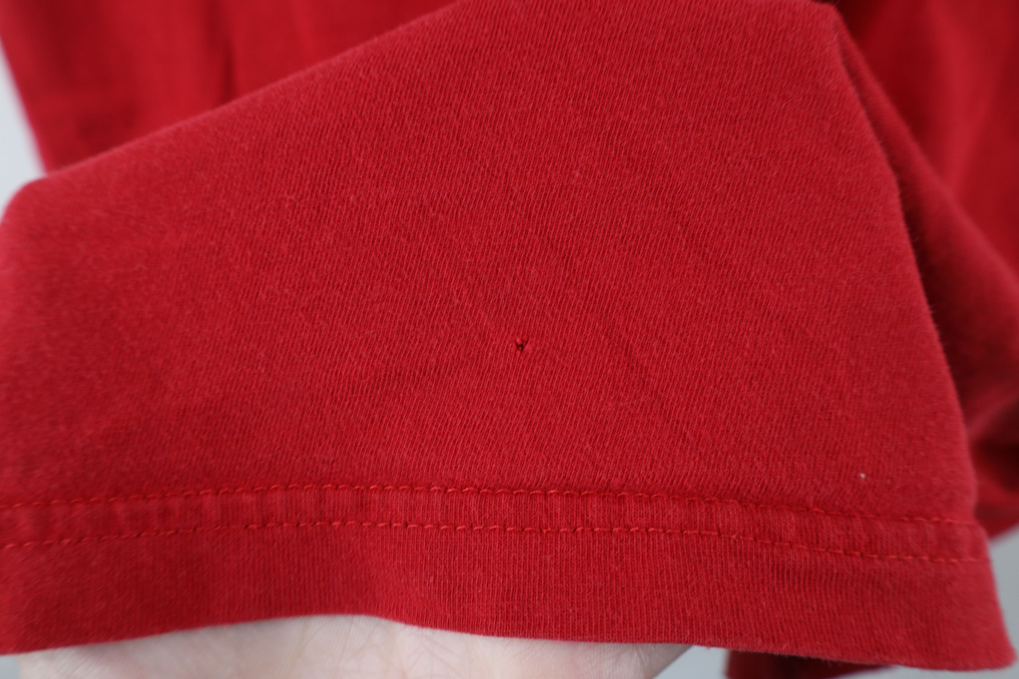 Ralph Lauren × Vintage Vintage 90s Ralph Lauren Short Sleeve T-Shirt Red Cotton USA Size US L / EU 52-54 / 3 - 5 Thumbnail