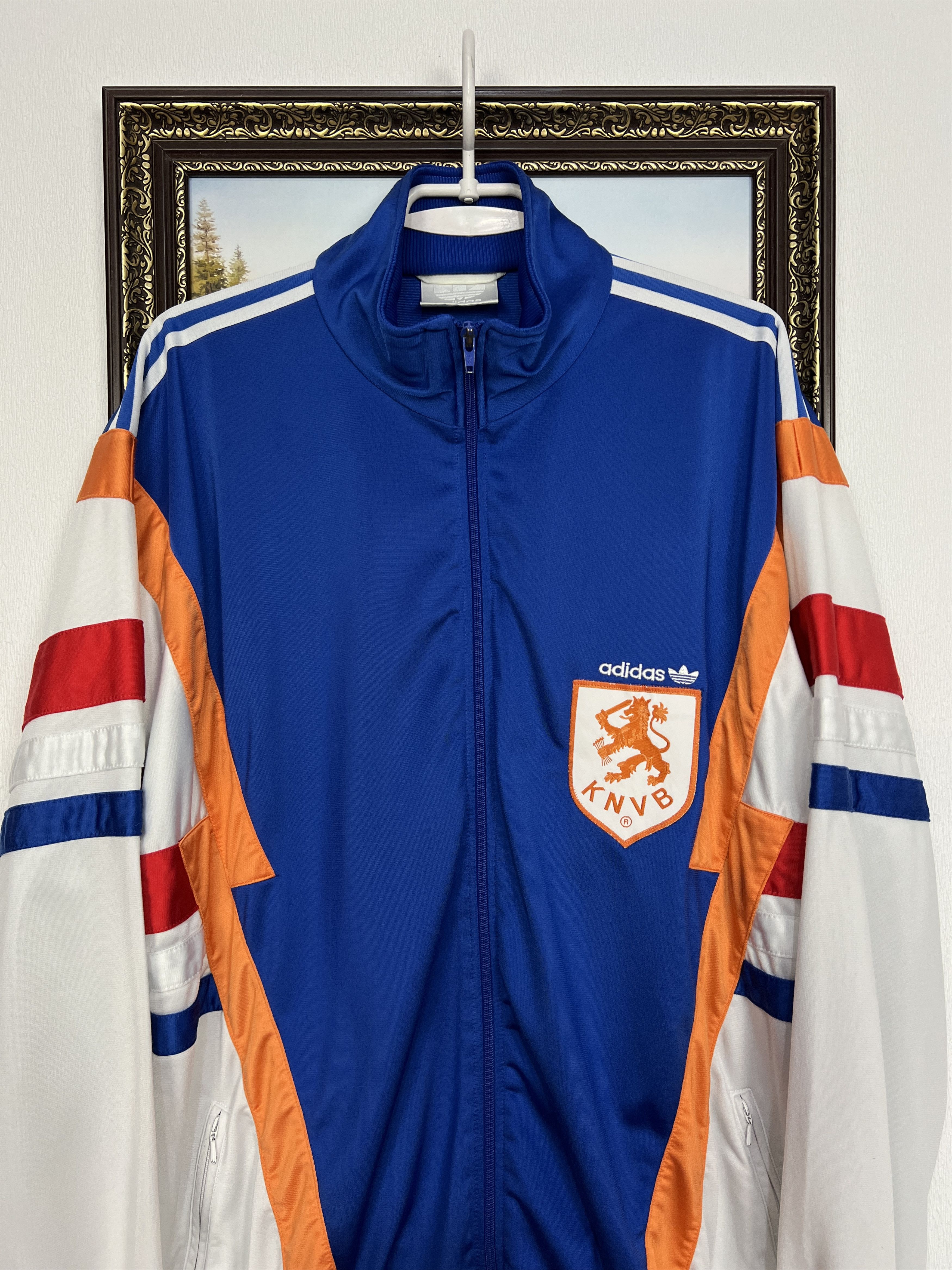 Adidas Vintage 90's Netherland Football Jacket Holland Track Top Size US XL / EU 56 / 4 - 2 Thumbnail