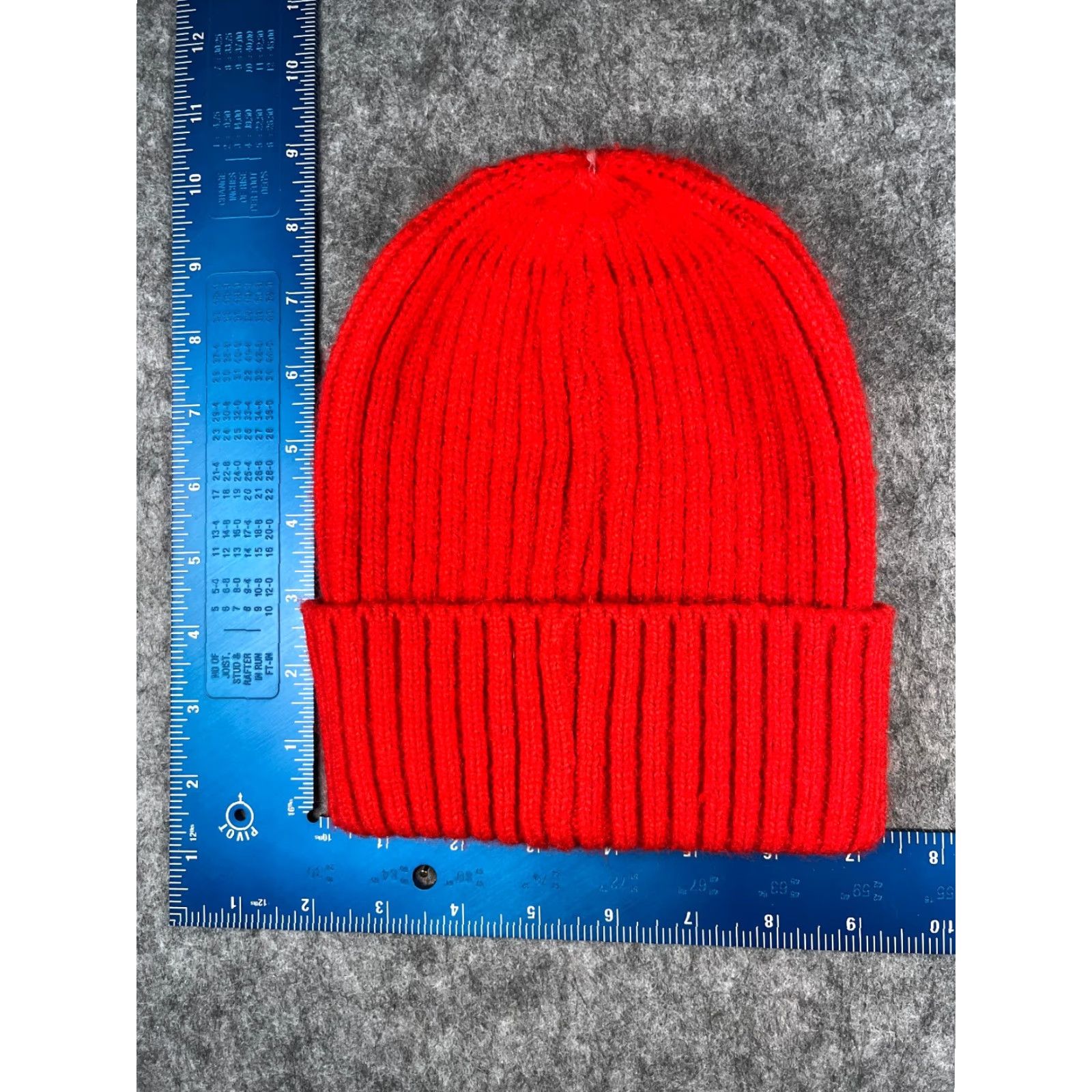 Brandy Melville Brandy Melville Beanie Toque Women One Size Red Ribbed Knit 100% Acrylic Ski Hat/Cap Warm Winter Casual Travel Womens Size ONE SIZE - 3 Thumbnail