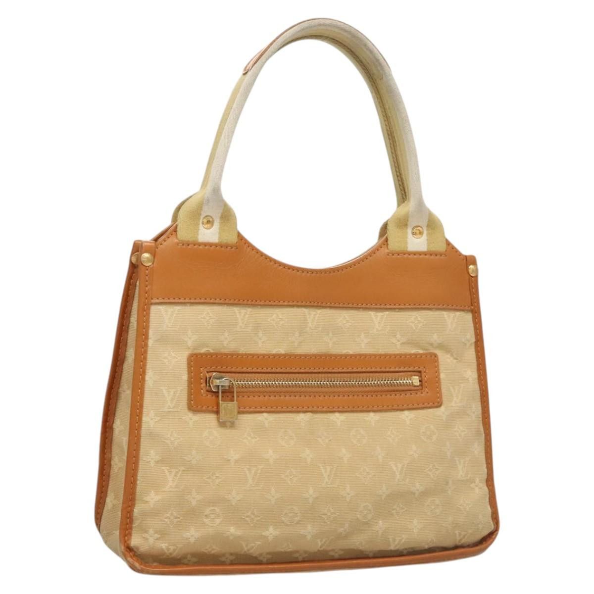 Louis Vuitton Monogram Mini Sac Catline Tote Bag Beige M92328 Lv Auth 121864, Women's