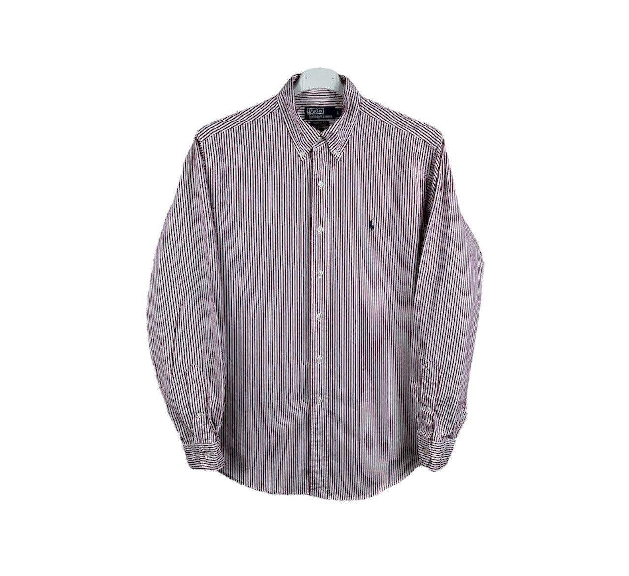 Polo Ralph Lauren × Ralph Lauren × Vintage Vintage Polo Ralph Lauren 90s striped shirt chest small logo Size US L / EU 52-54 / 3 - 1 Thumbnail