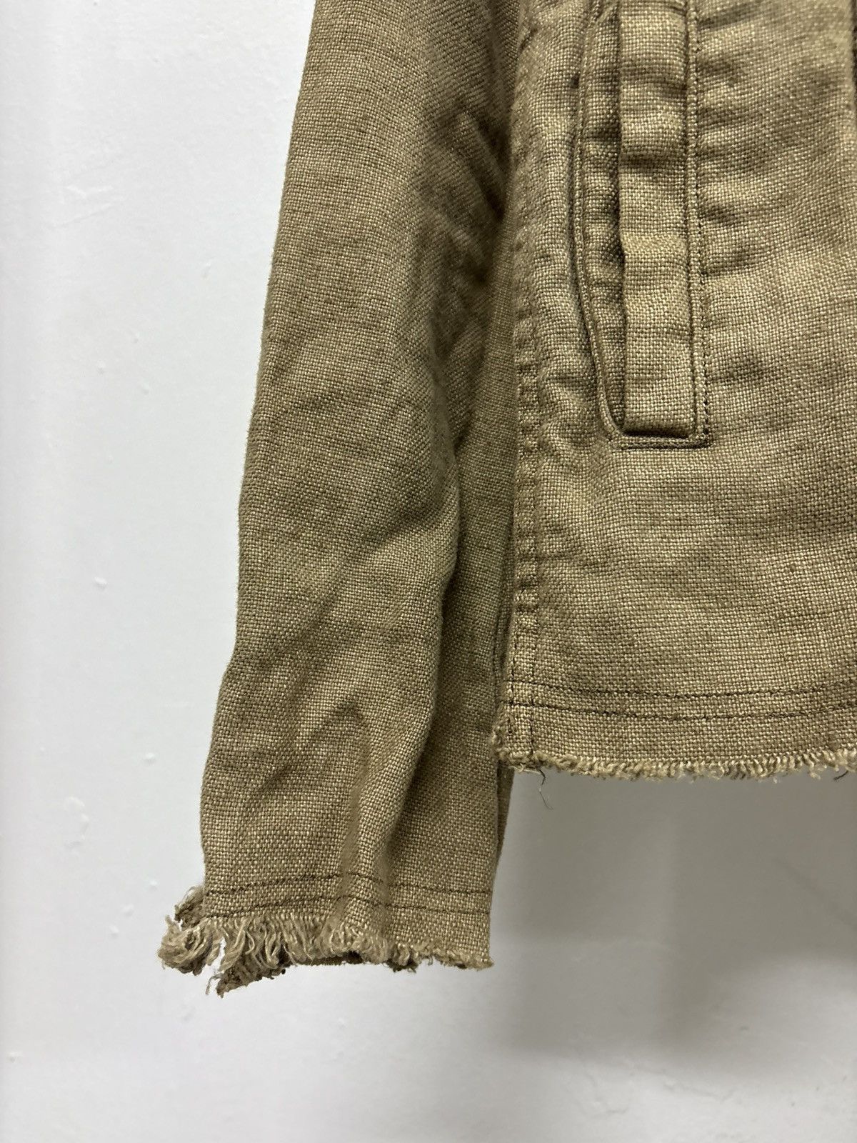 If Six Was Nine Royal Flush Linen Jacket Distressed Trucker Size US M / EU 48-50 / 2 - 6 Thumbnail