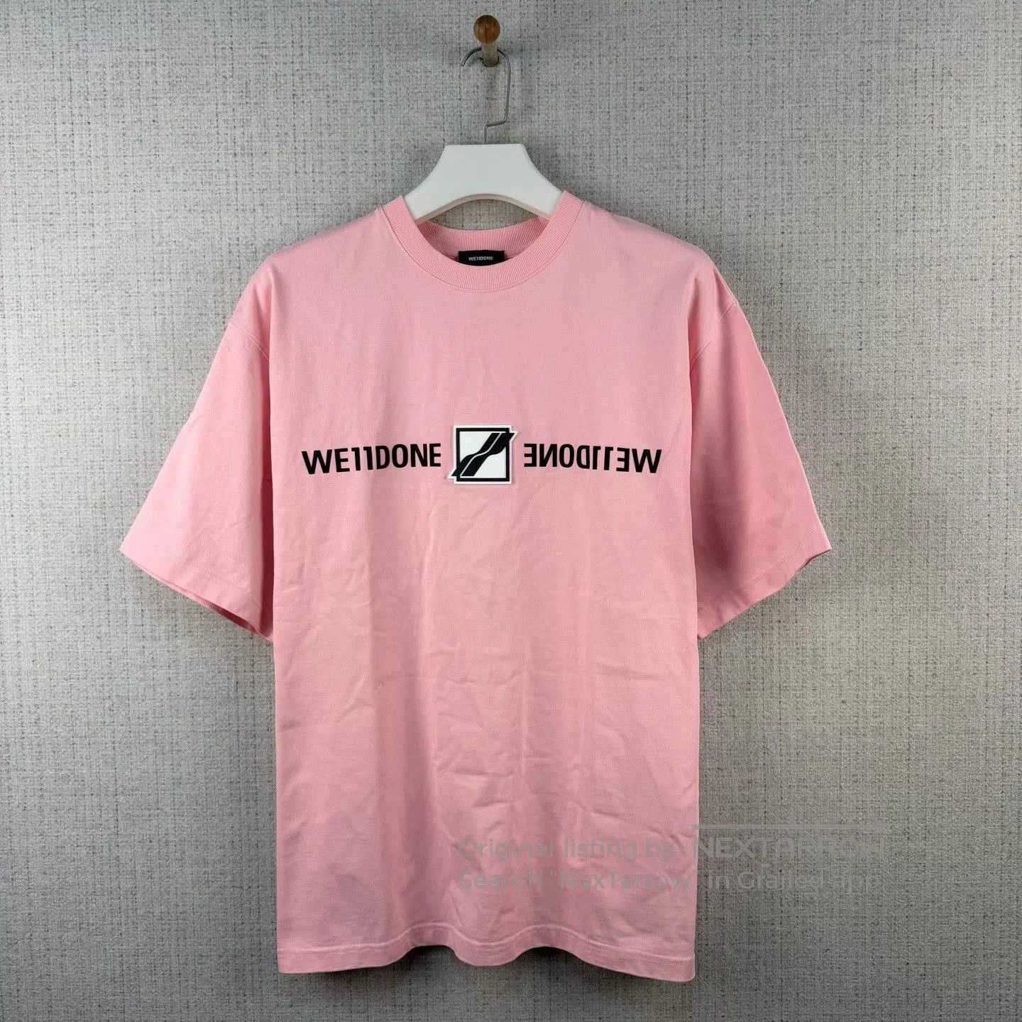 WE11DONE WE11DONE Logo Mirror Flip Tee. Size S / US 4 / IT 40 - 1 Thumbnail
