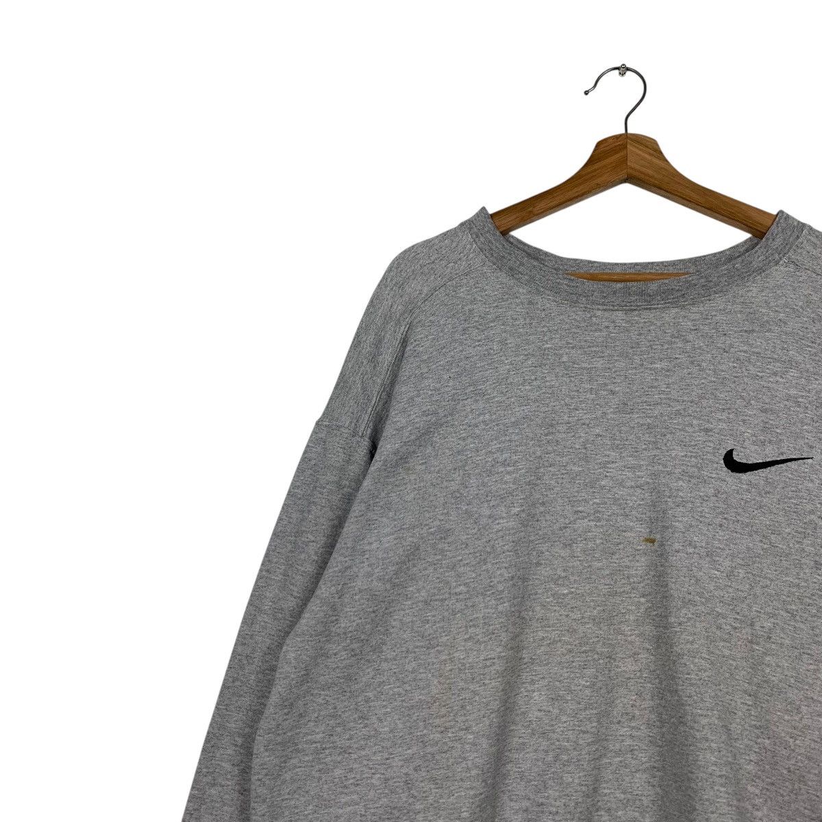 Nike 90's NIKE Embroidery Small Swoosh Logo Sweatshirt #2269-C100 Size US M / EU 48-50 / 2 - 6 Thumbnail