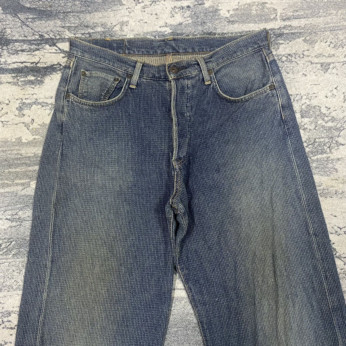 Japanese Brand × Jean × Vintage Vintage Liberto Boro Stich Denim Button Fly Denim Jeans Size US 32 / EU 48 - 3 Thumbnail