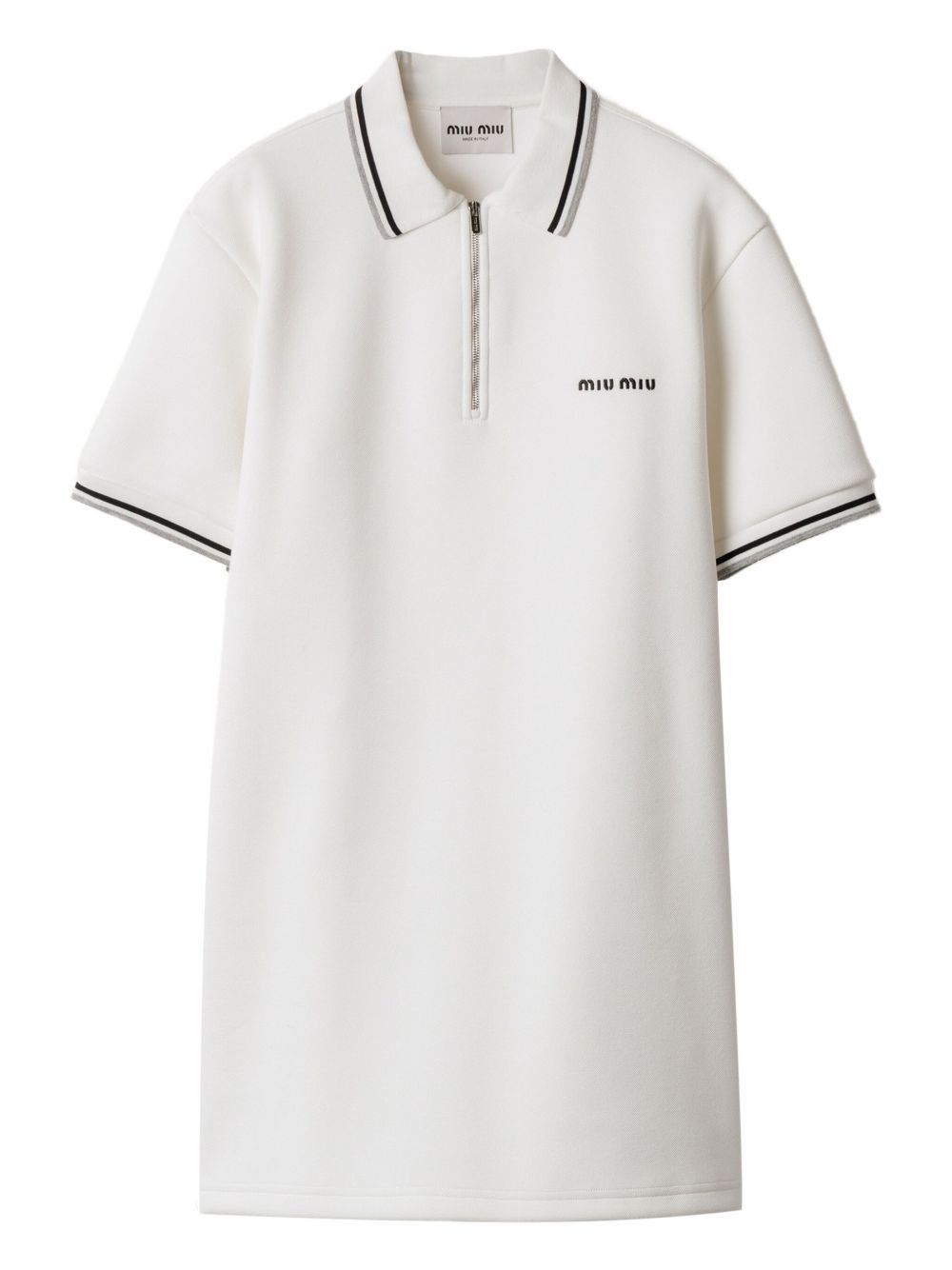 COTTON SHORT POLO DRESS