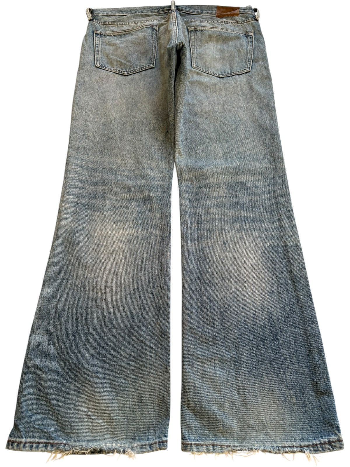 Gap SALES🔥Vintage GAP Mud Wash Distressed Bootcut Flare Jeans Size US 34 / EU 50 - 2 Thumbnail