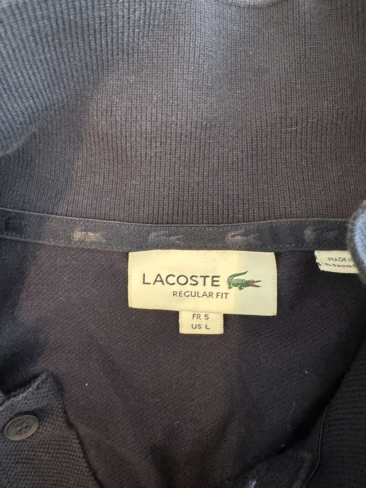 Lacoste Lacoste navy polo Size US L / EU 52-54 / 3 - 2 Thumbnail