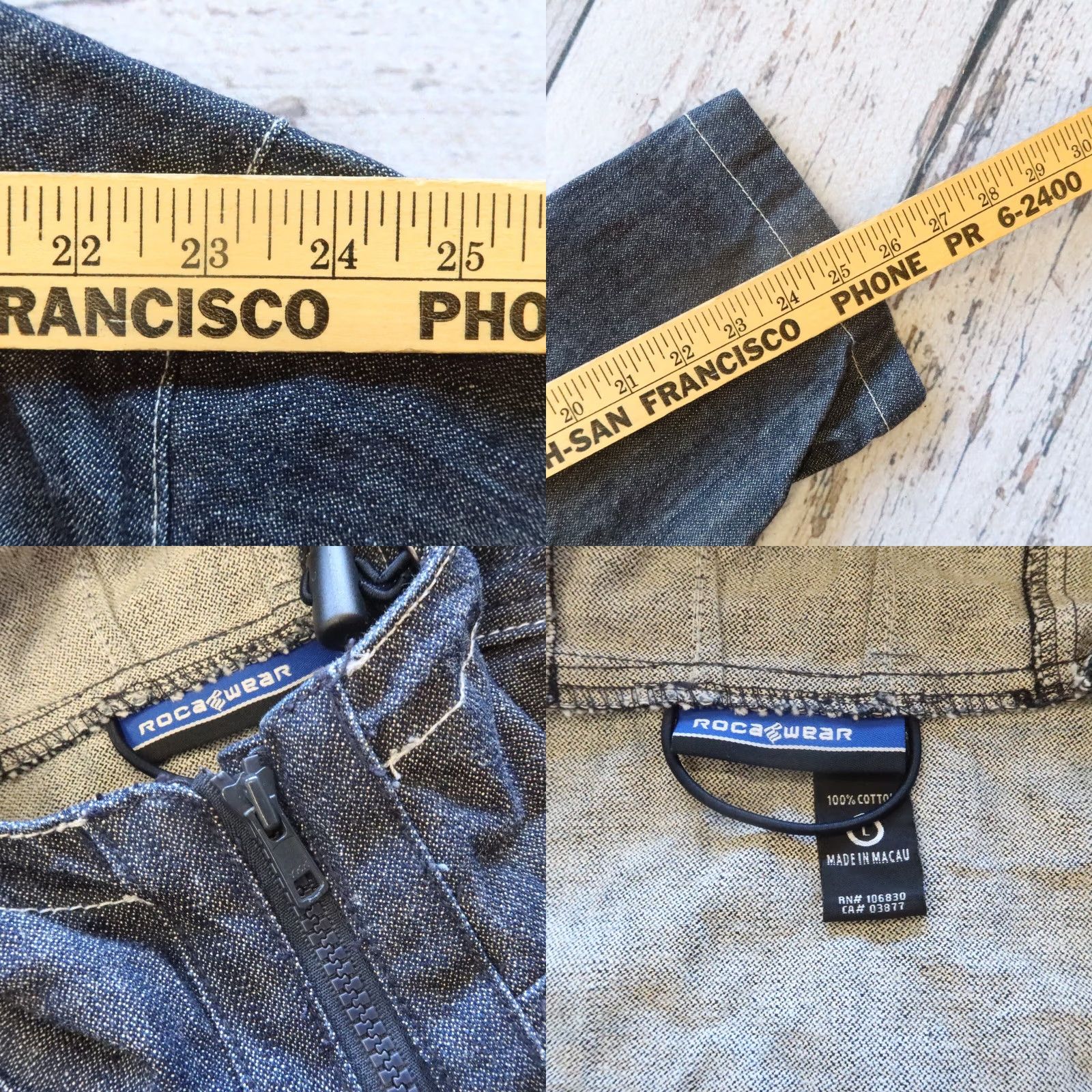 Rocawear VINTAGE Rocawear Denim Parka Jacket XL Navy Blue Denim Parka Rocawear Jacket Mens XL Blue Denim Parka Size US XL / EU 56 / 4 - 8 Thumbnail