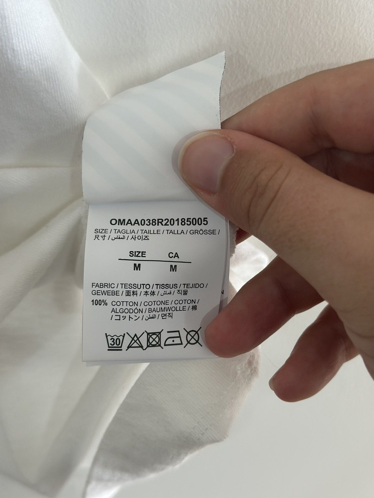 Off-White Off White SS20 Dripping Arrows Tee “Golden Ratio” Size US M / EU 48-50 / 2 - 6 Thumbnail