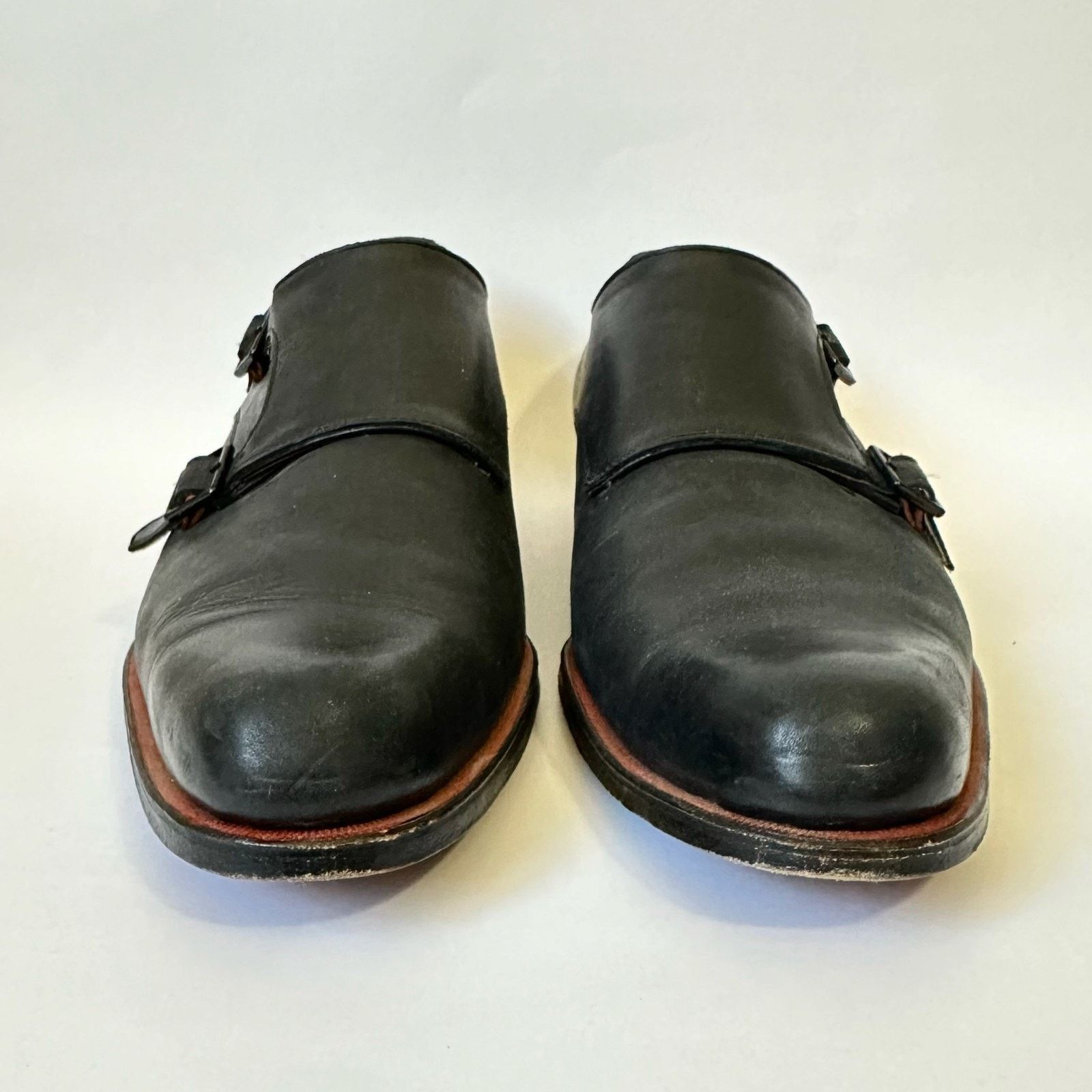 John Fluevog JOHN FLUEVOG Double Monk Straps Shoes Leather Twin Turbine Size US 9 / EU 42 - 3 Thumbnail